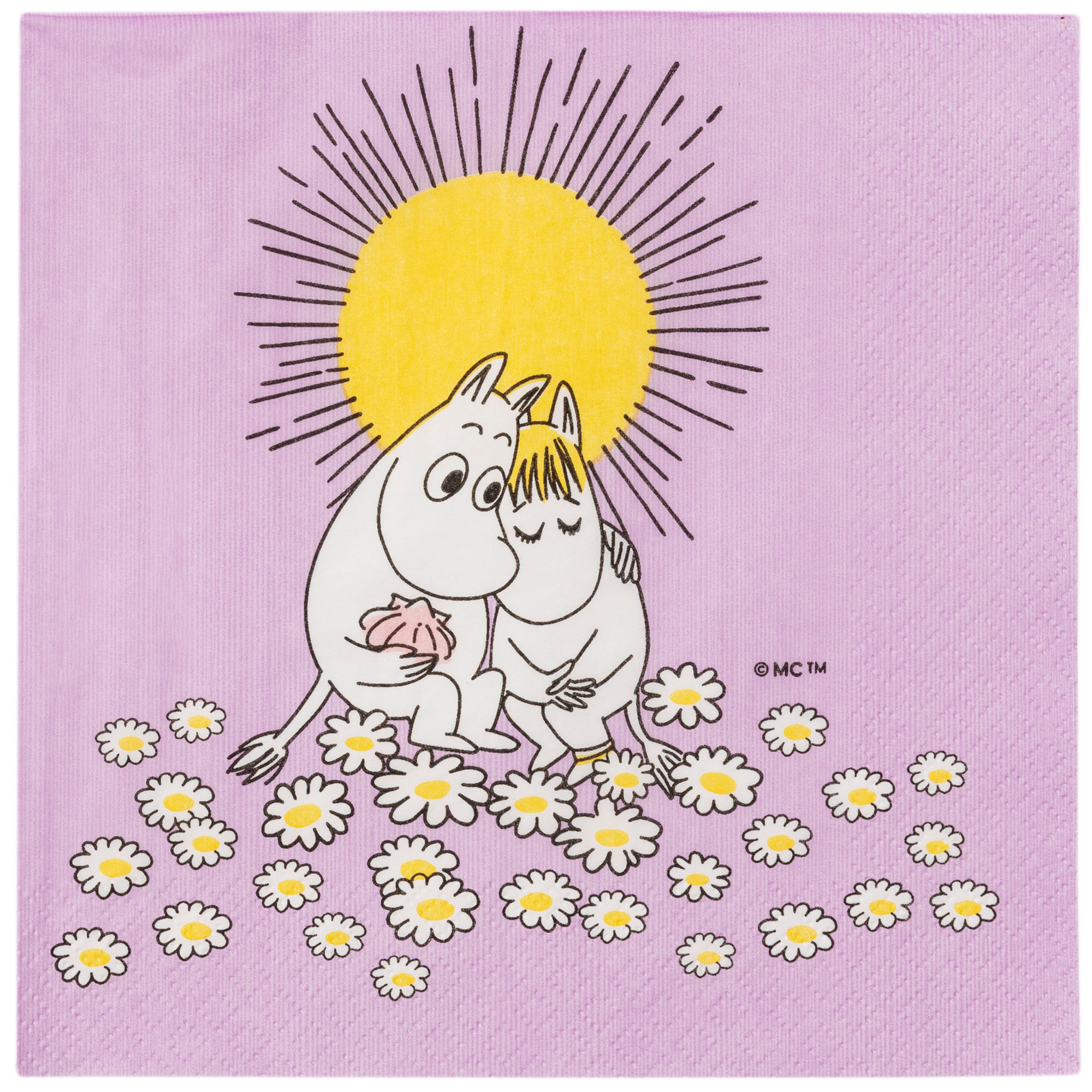 Moomin arabia Forelskede papirserviet 33 cm, 20 stk.