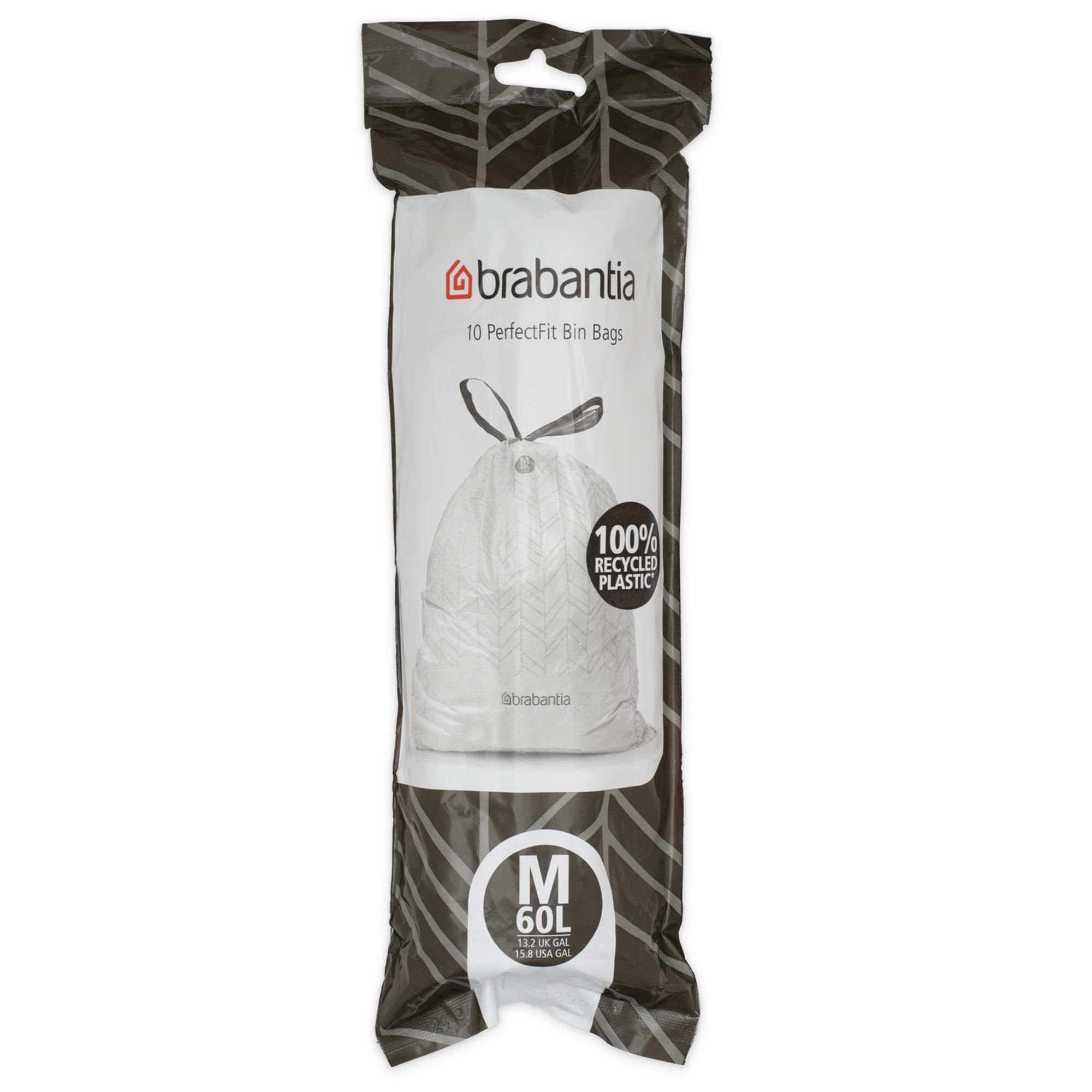 Brabantia PerfectFit affaldsposer M 60 liter, 10 stk