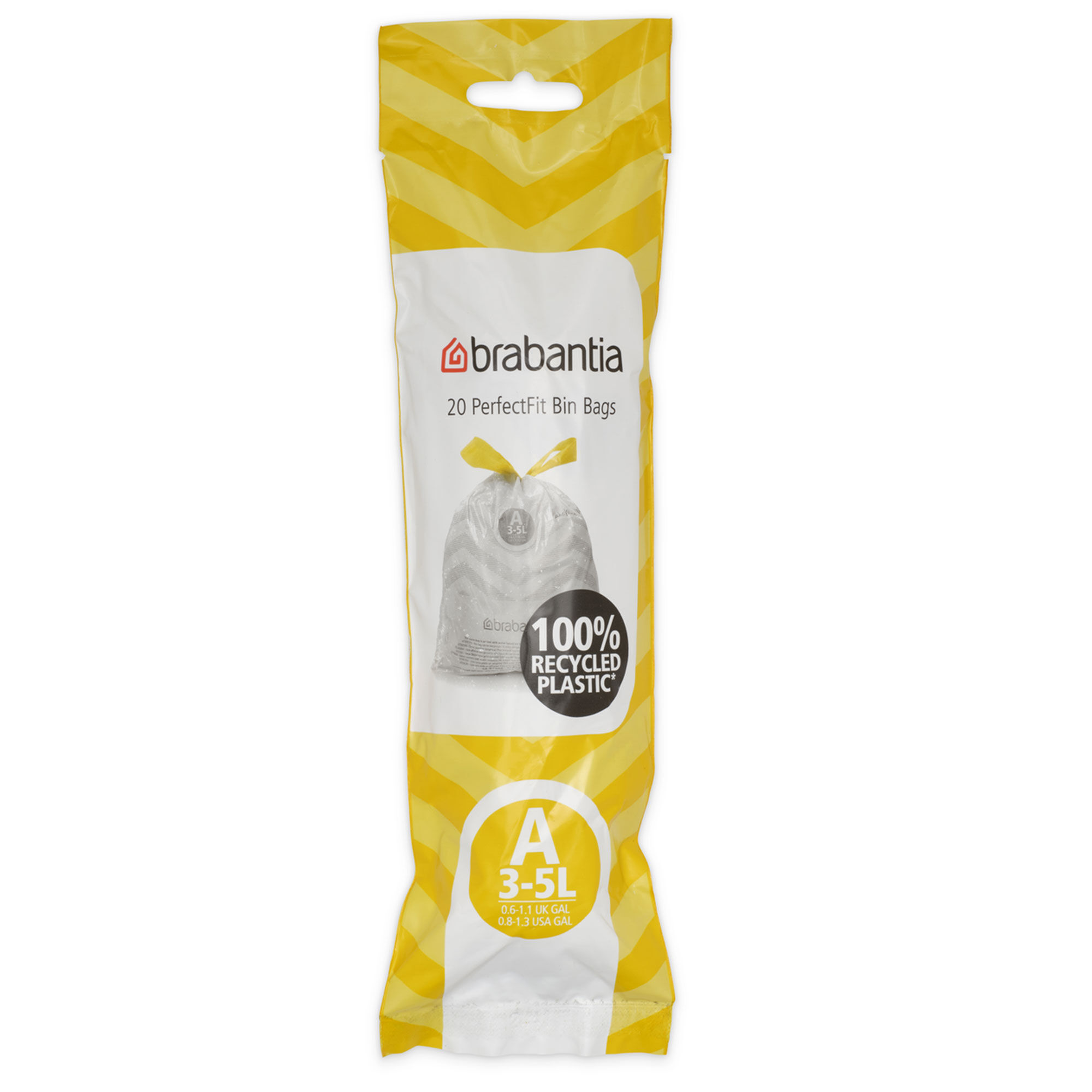 Brabantia PerfectFit affaldsposer A 3-5 liter, 20 stk