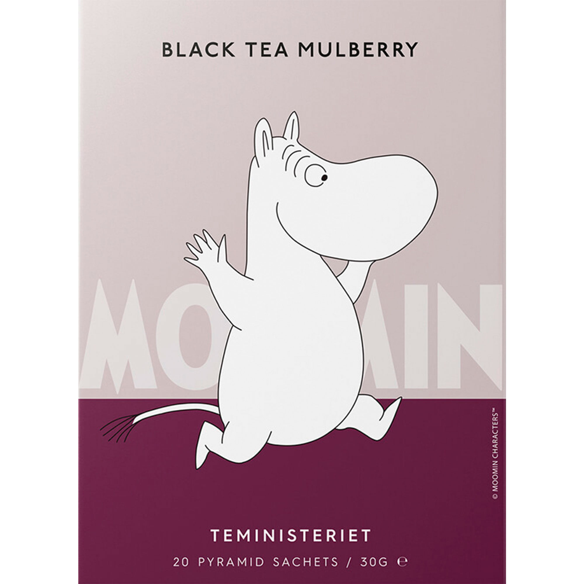 Teministeriet Moomin sort te, marmot