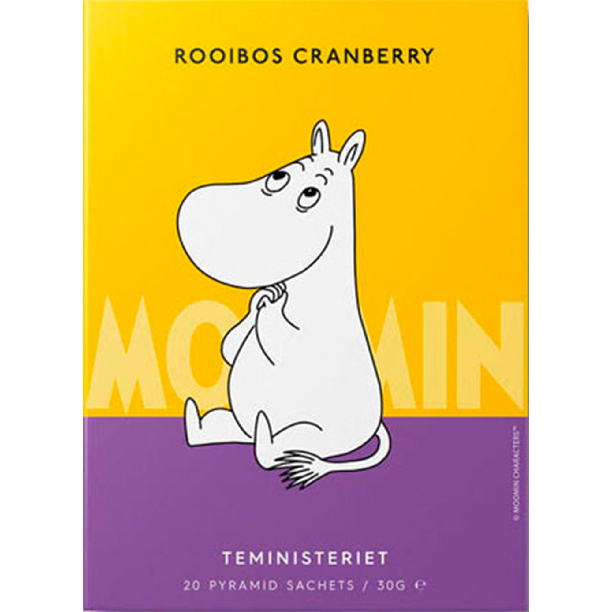 Teministeriet Moomin Rooibos, tranbær