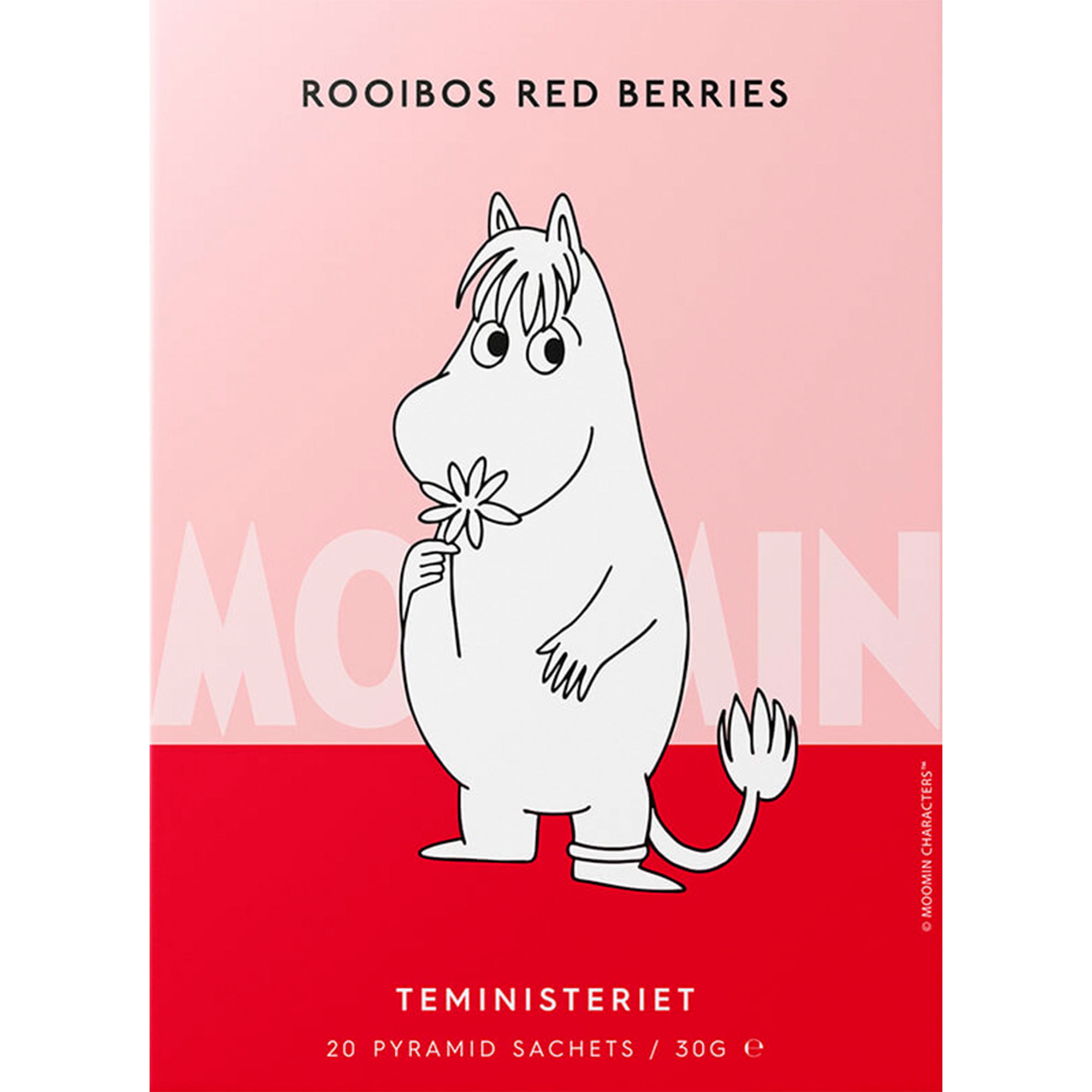 Teministeriet Moomin Rooibos, røde bær