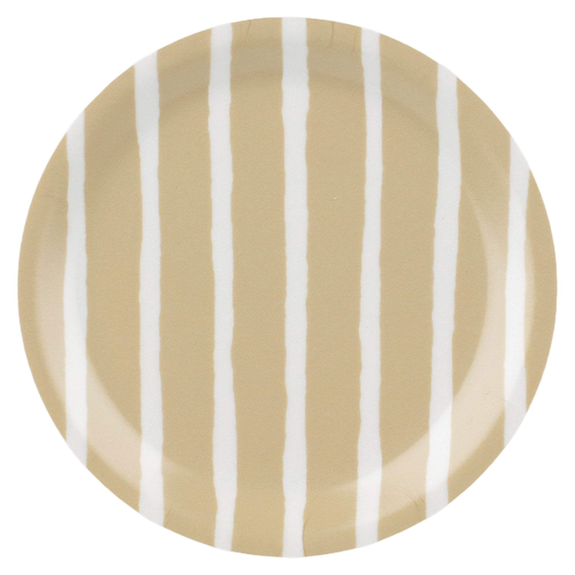 Marimekko Piccolo glasunderlägg 11 cm, vit/sand