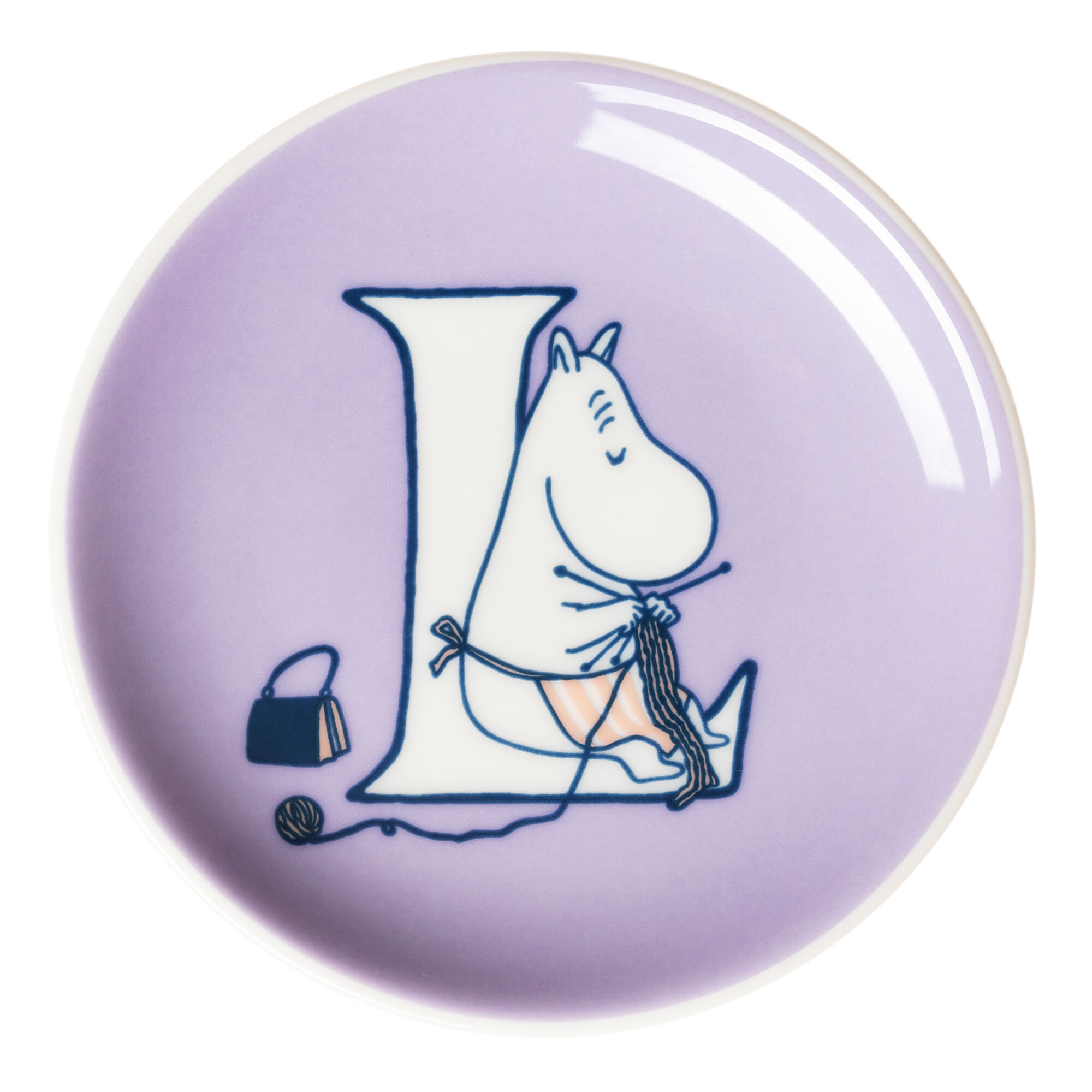 Moomin arabia Mumin L assiett 10,5 cm, lila