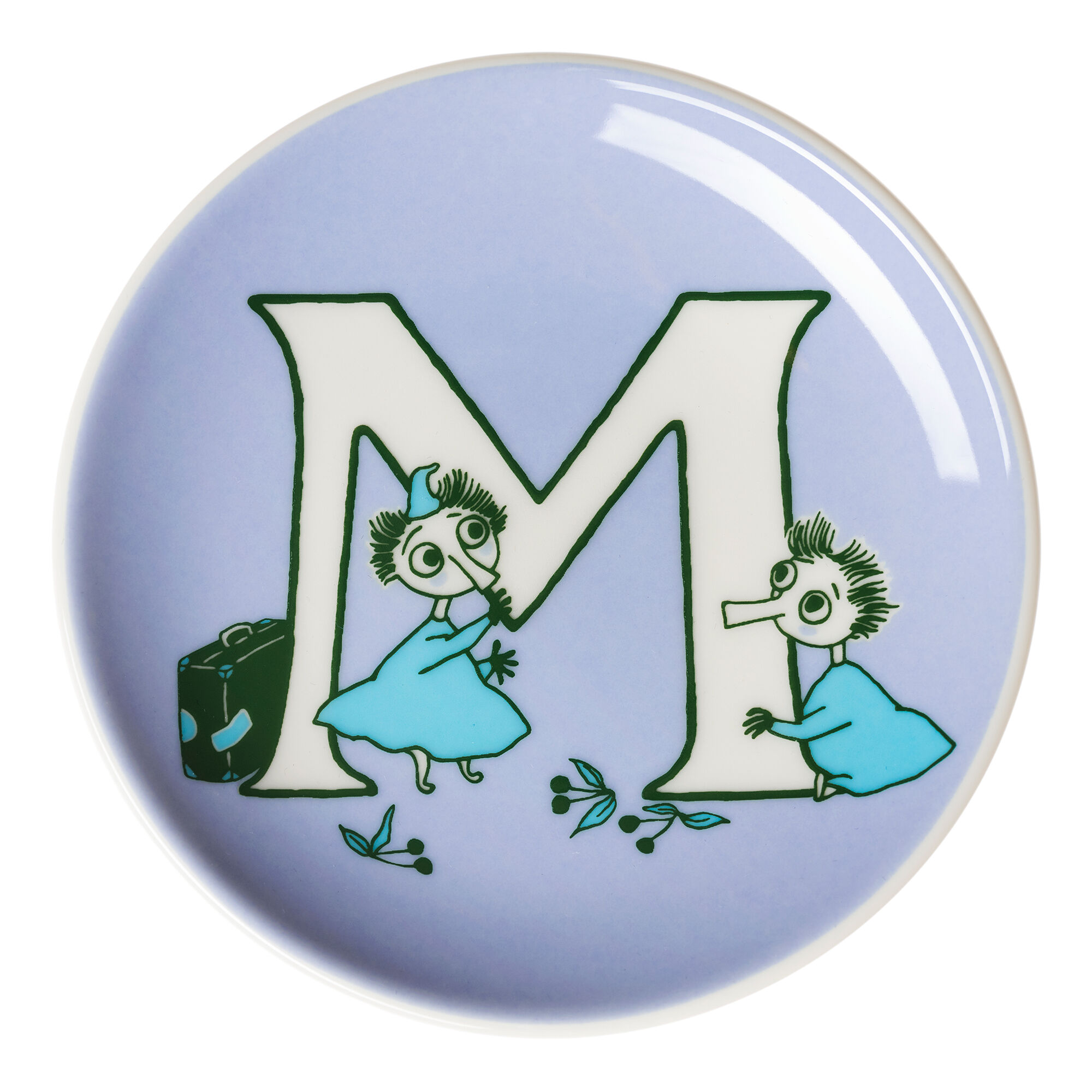 Moomin arabia Mumin M assiett 10,5 cm, lila