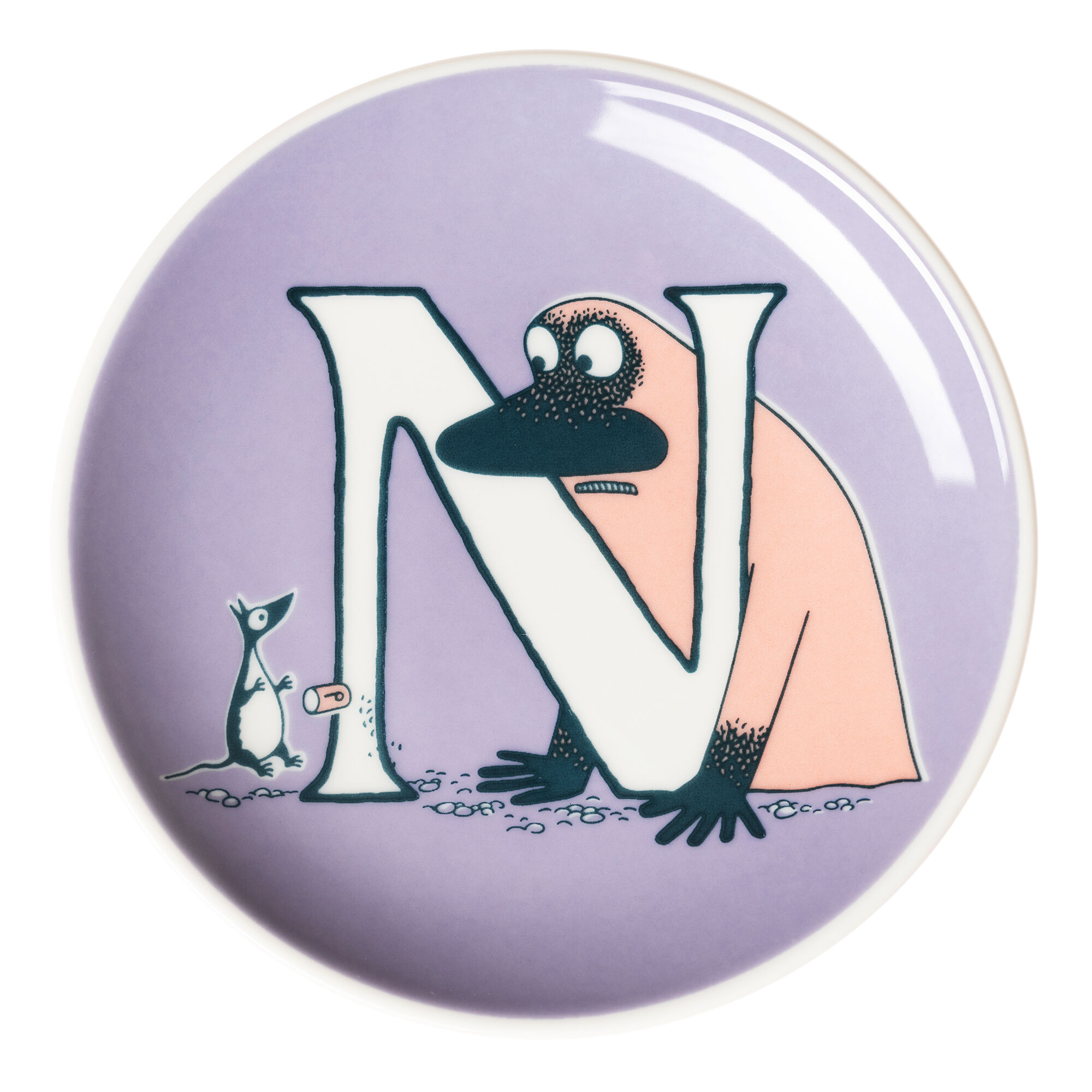 Moomin arabia Mumin N assiett 10,5 cm, lila