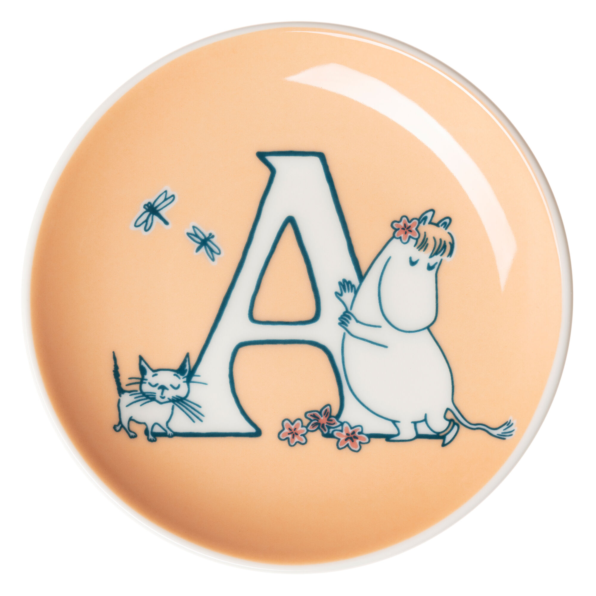 Moomin arabia Mumin A assiett 10,5 cm, korall