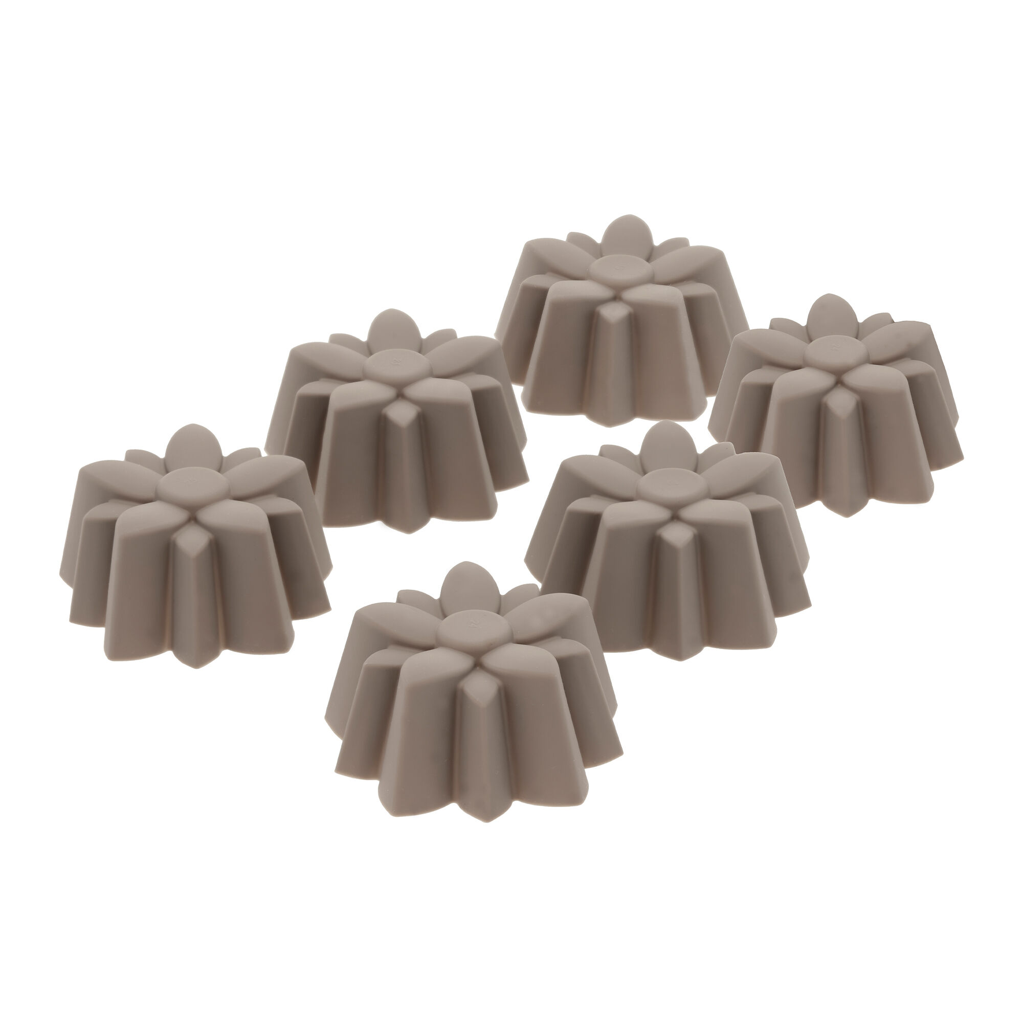 Blomsterbergs Muffinform blomst 6 stk, latte