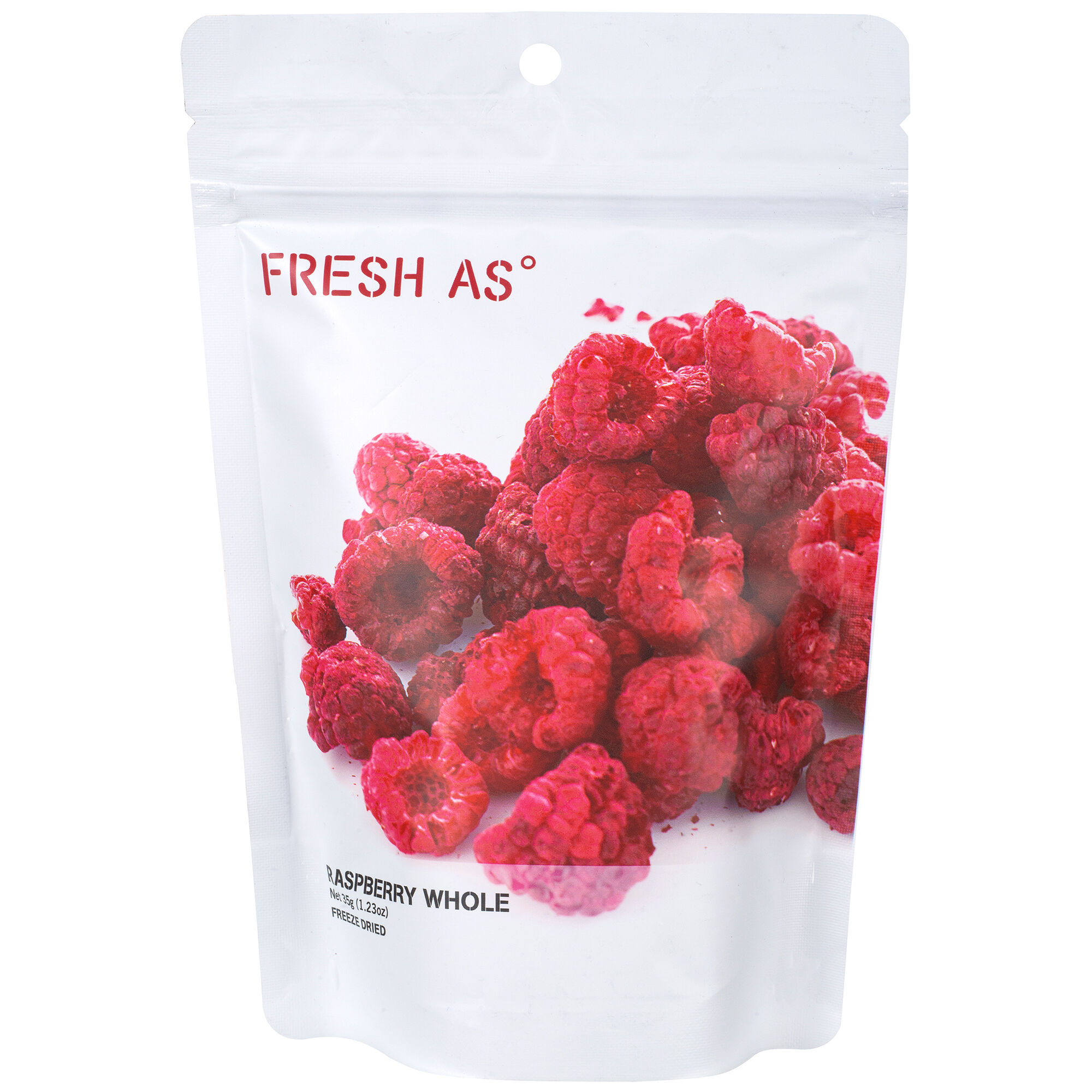 Fresh as Frysetørrede hindbær, hele, 30 g