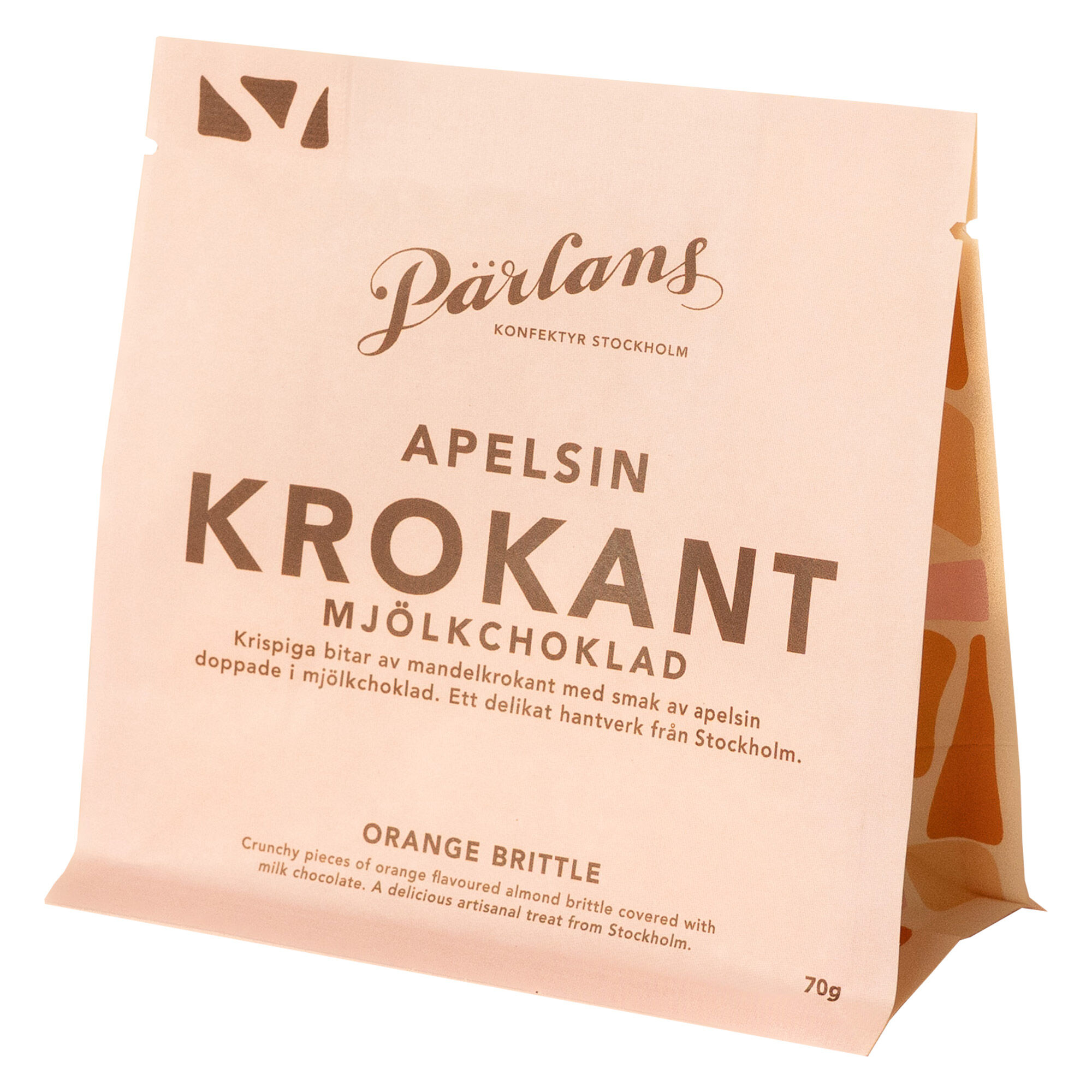 Pärlans Konfektyr Krokant, mandel & appelsin 70 g