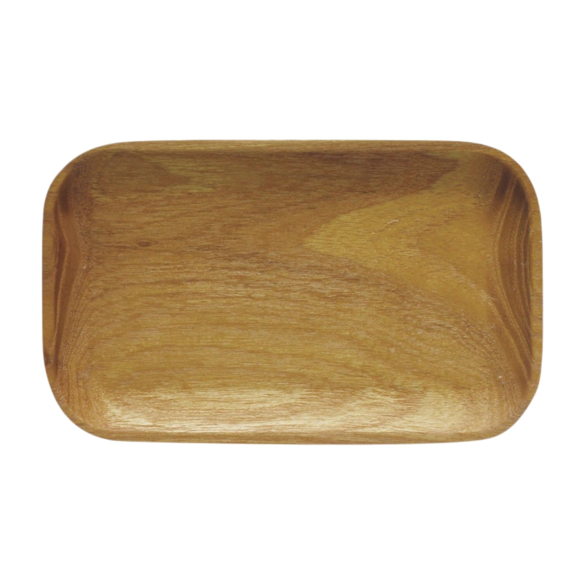 Aida RAW serveringsbakke 17 Ã 10 cm, lys teak