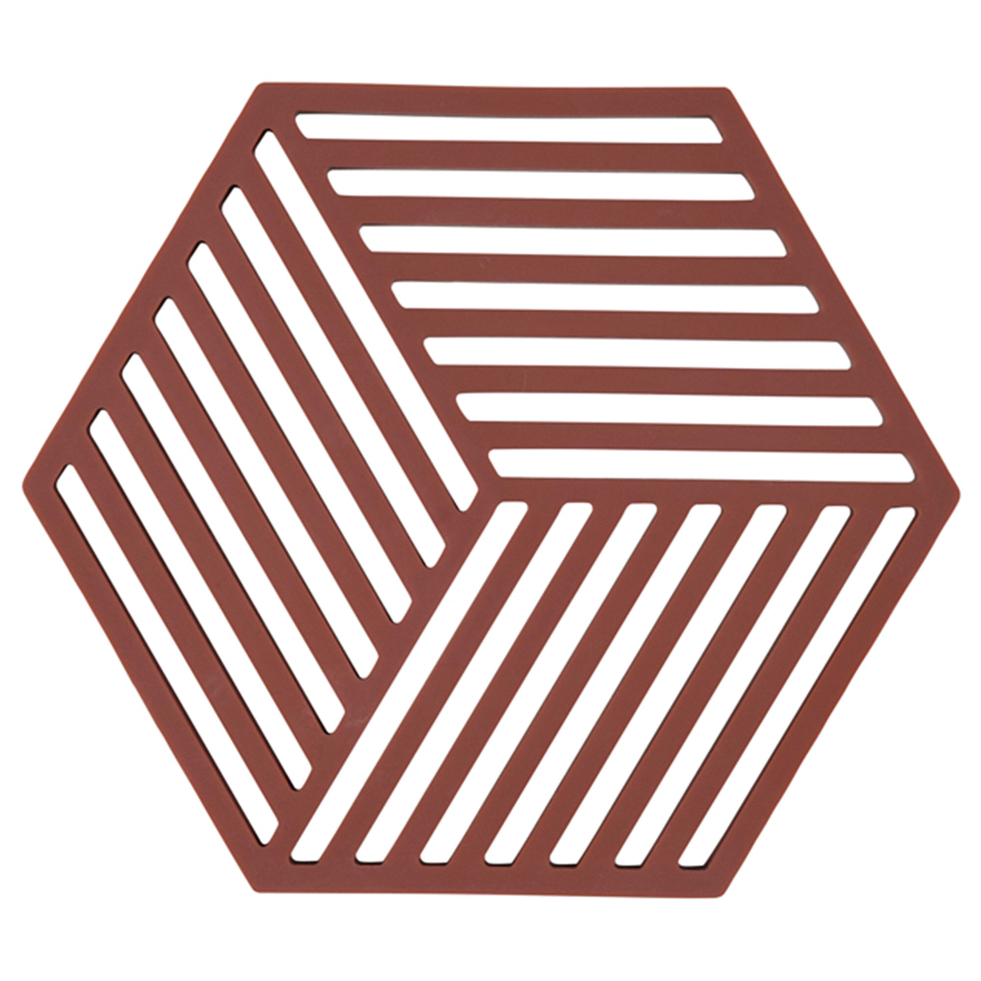 Zone Hexagon grydeunderlag 16 cm, bordeaux