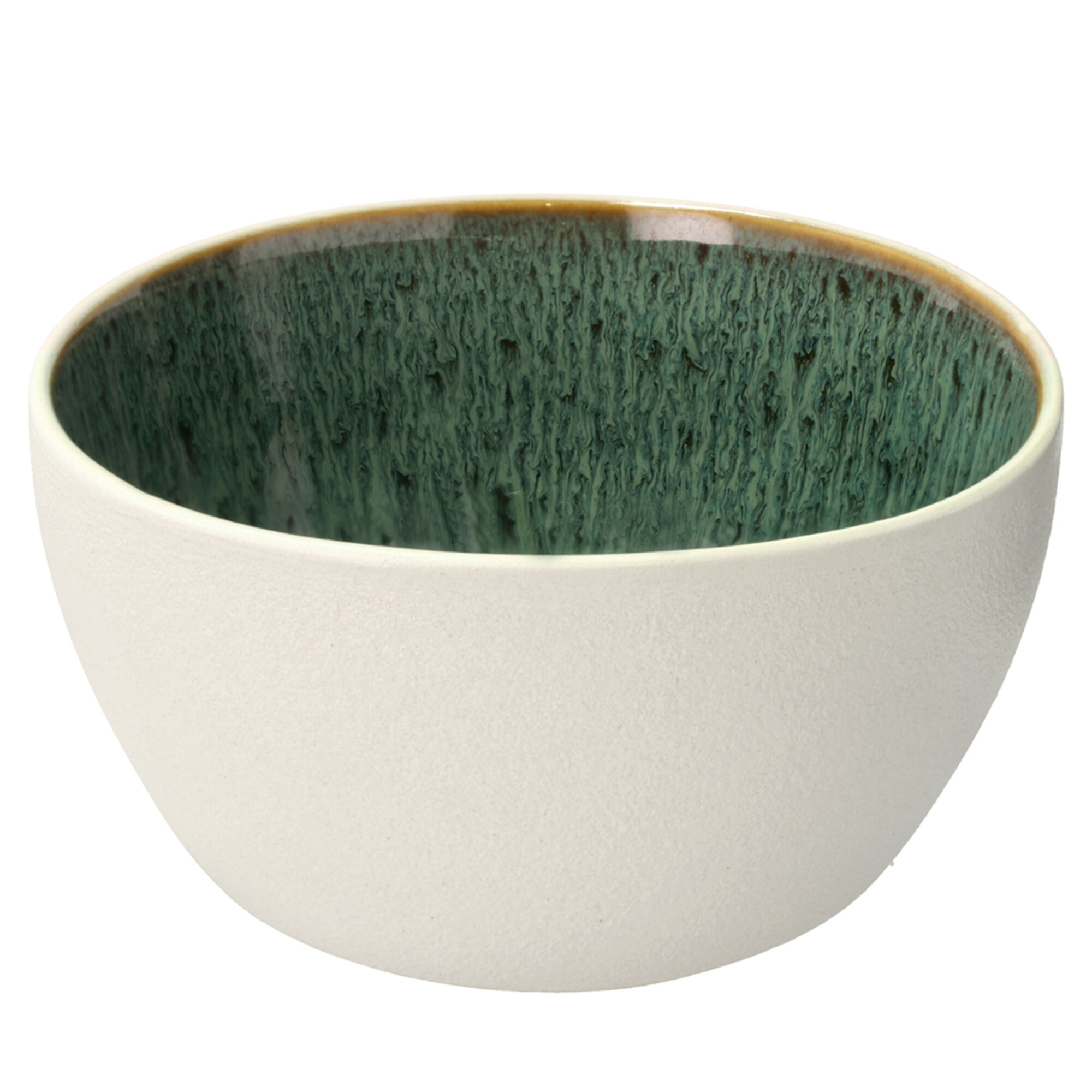 Bitz Gastro-skål, 12 cm  -  hvid/grøn