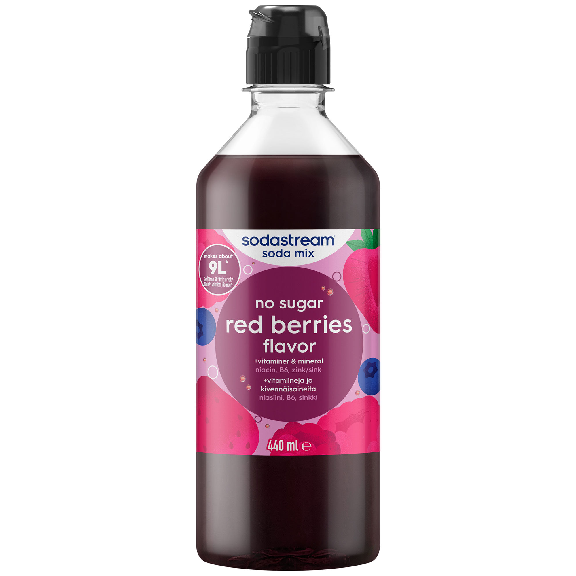 Sodastream Red Berries smagskoncentrat 440 ml
