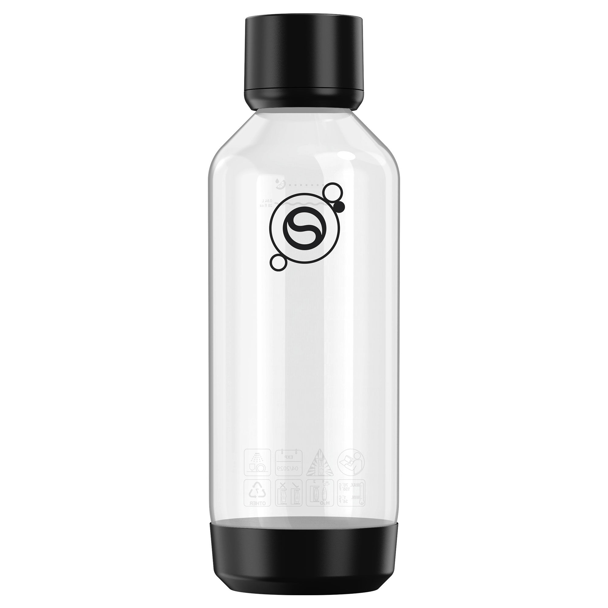 Sodastream Fizz & Refresh flaske 1 liter, sort