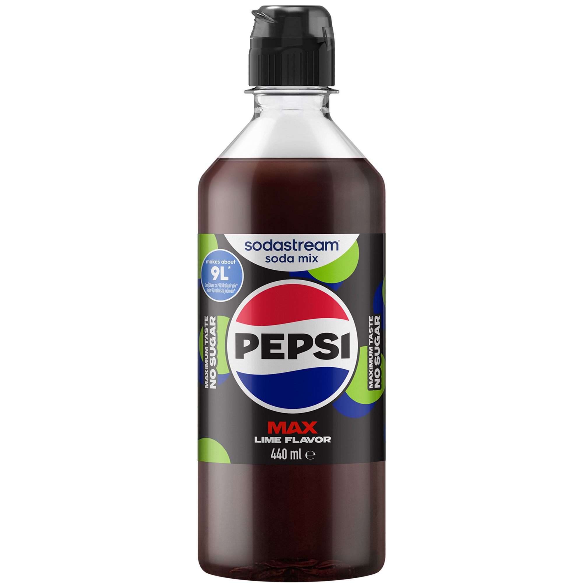 Sodastream Pepsi Max Lime smakkoncentrat 440 ml