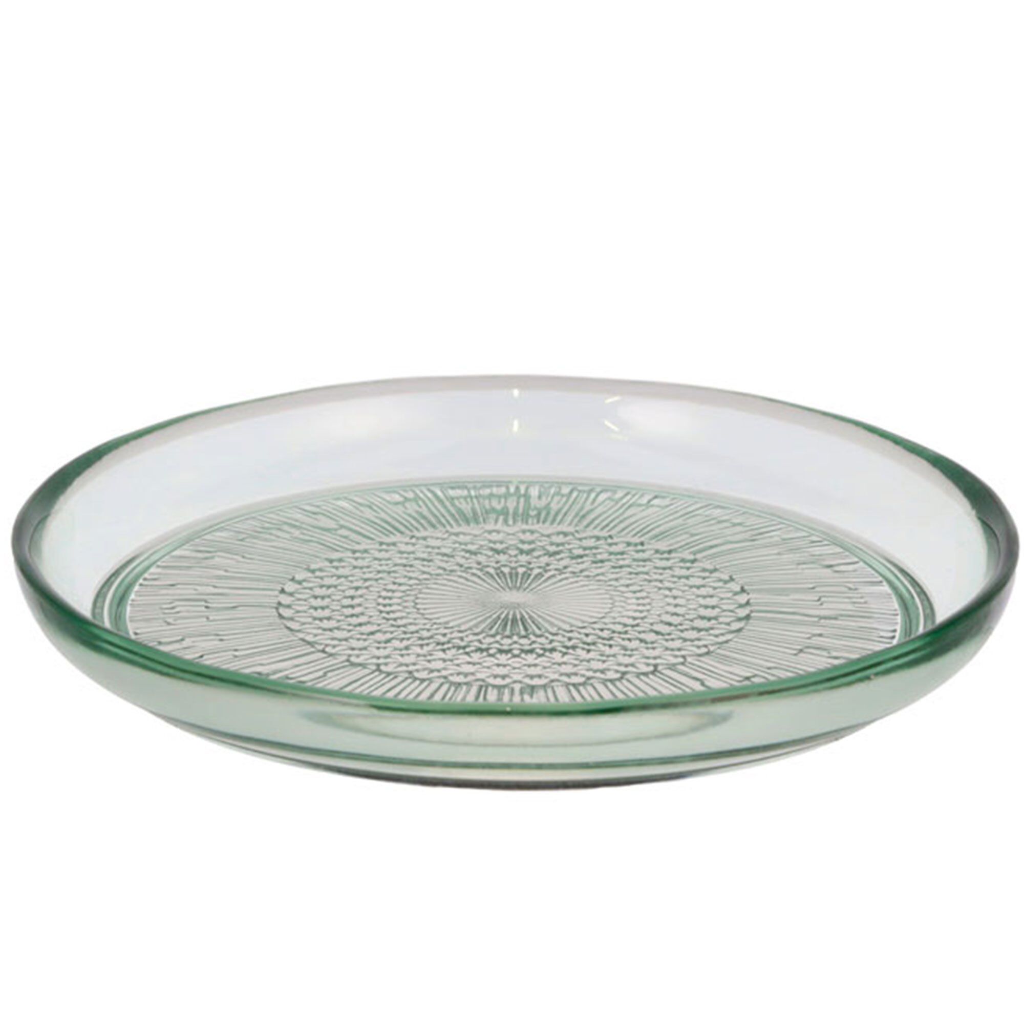 Bitz Kusintha Glastallerken Ø18 cm, grøn