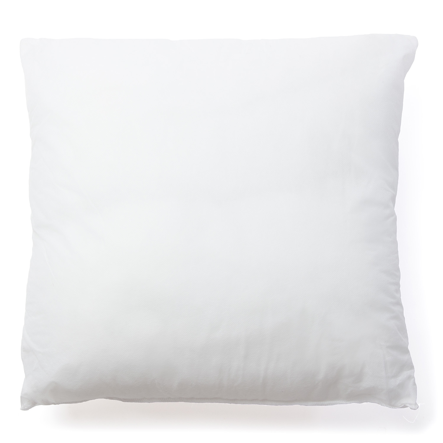 KAVE HOME Fluff fyldpude, kvadratisk - hvid stof i genbrugsfibre og polyesterfiber (45x45)