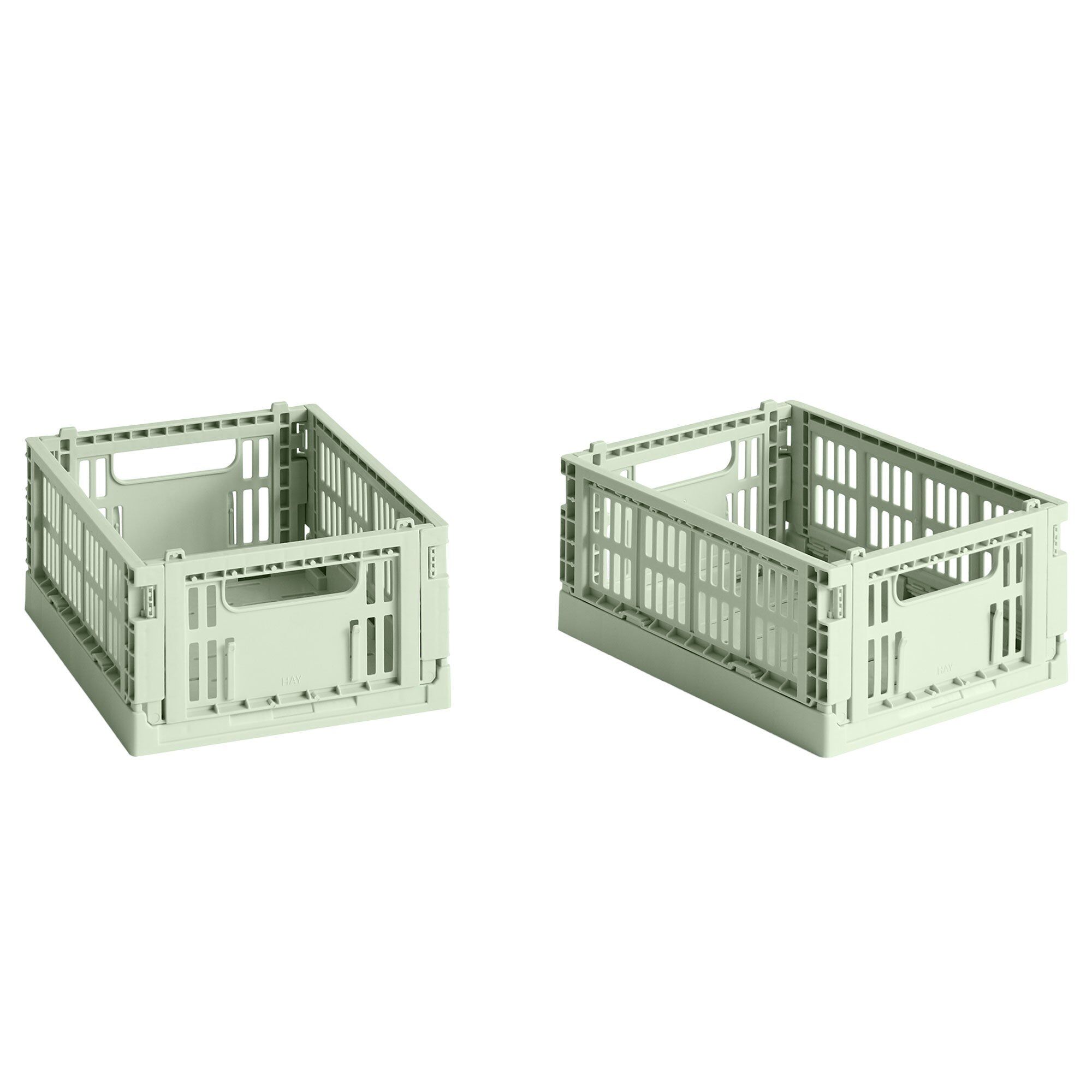 Hay Colour Crate opbevaringskasse mini mint, 2 stk.