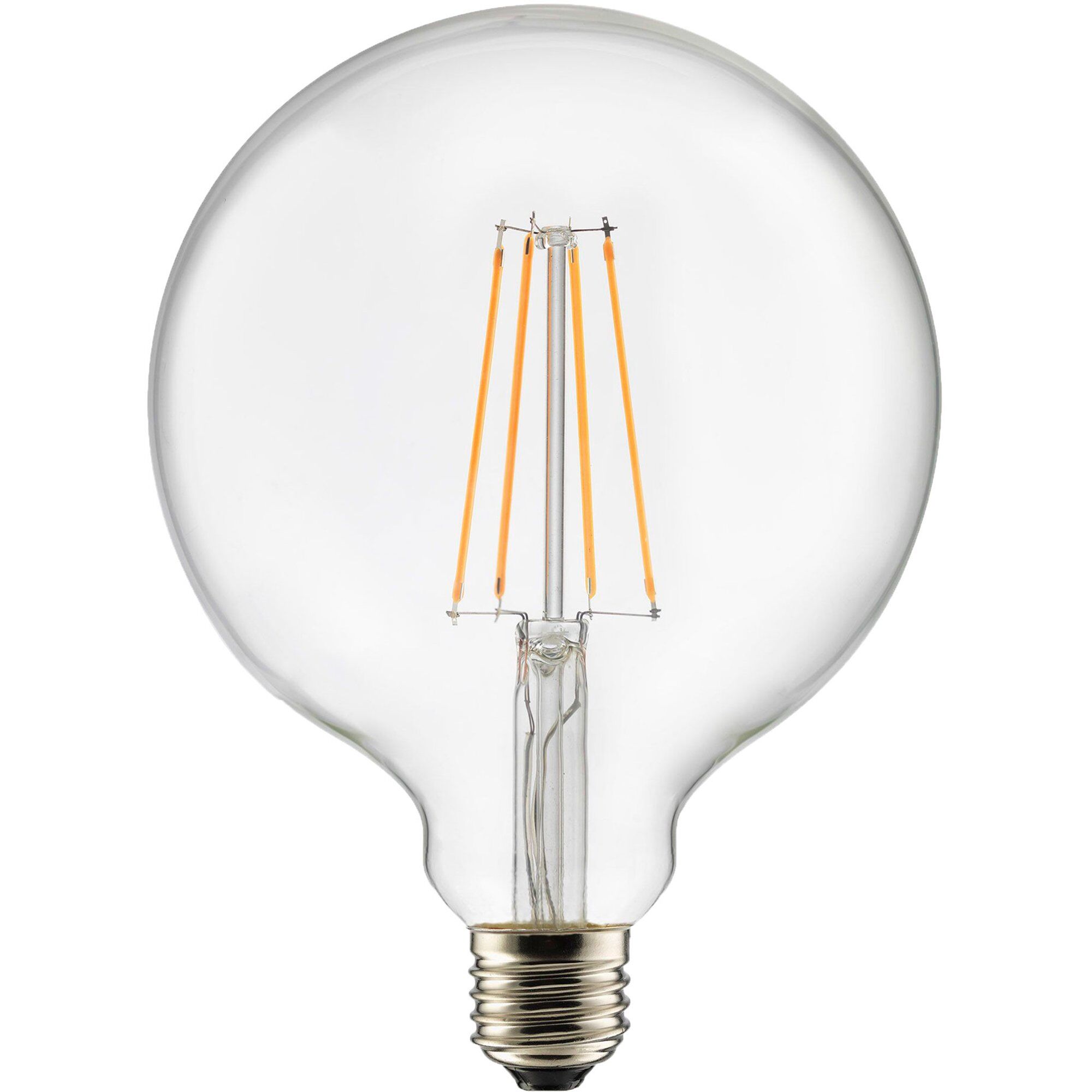 Globen lighting Lyskilde E27 LED 3-trins dæmpbar Globe 125 mm 0,4-7W, klar