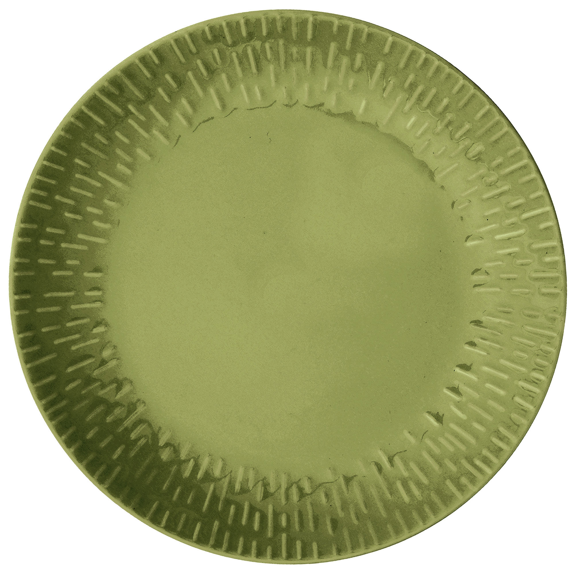 Aida Confetti tallerken 24 cm, olive