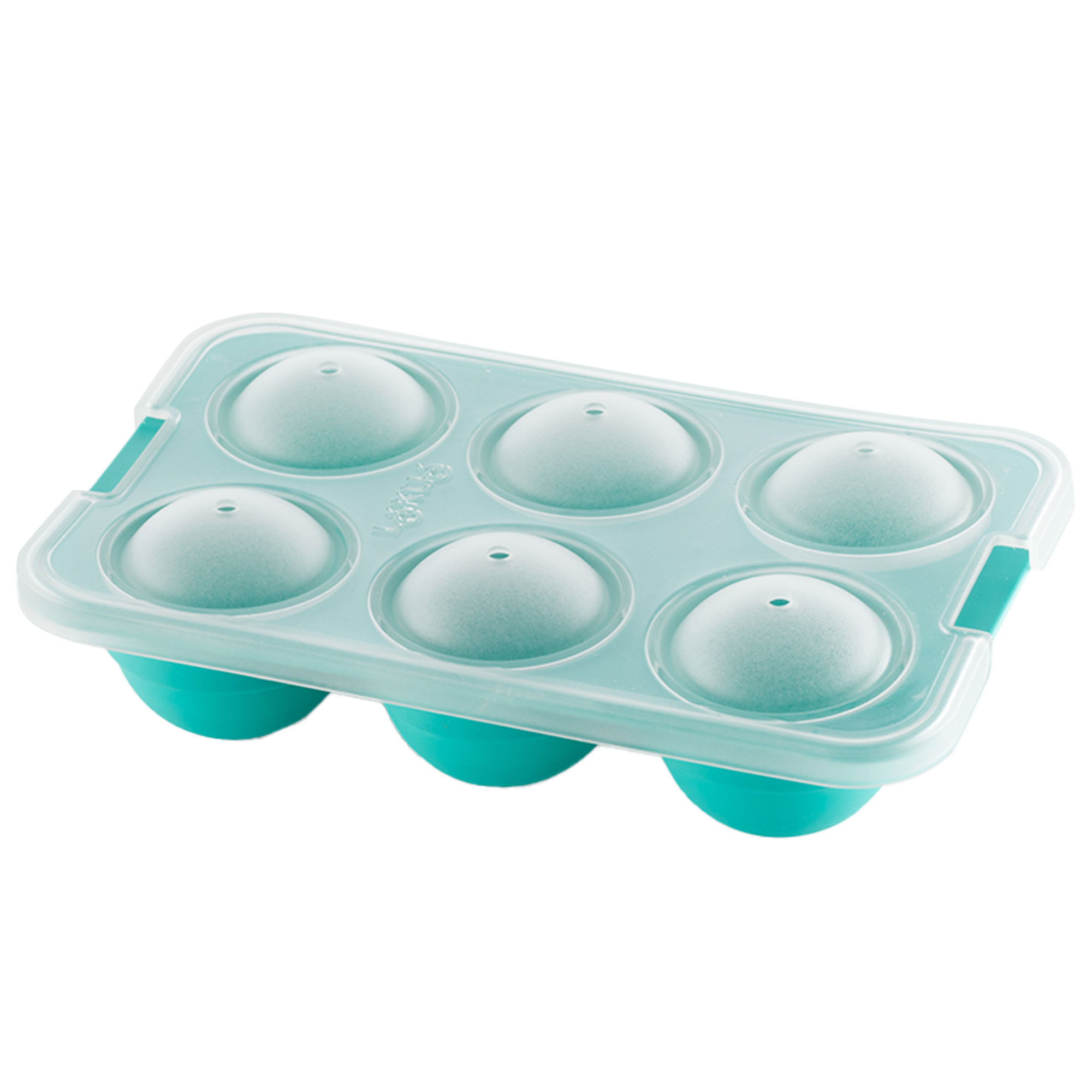 Lékué Isterningform XL, kugle, turkis