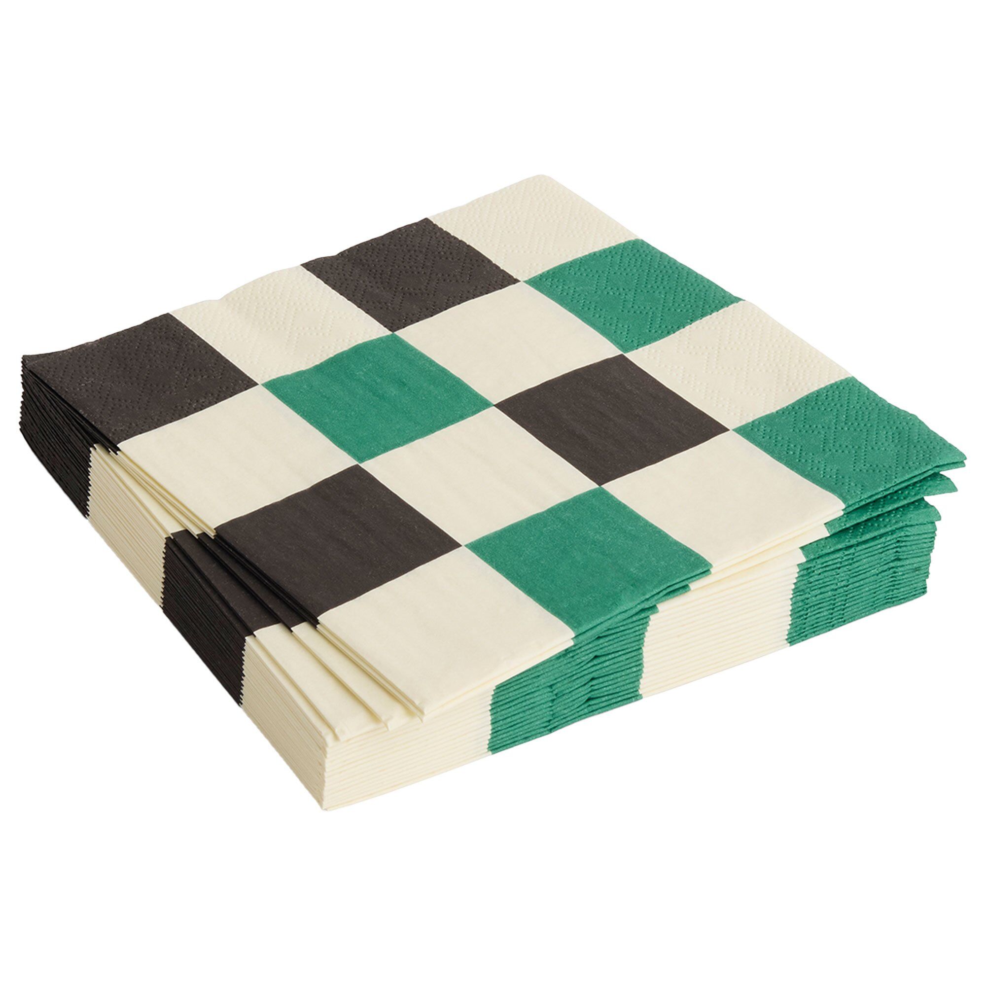 Hay Pattern frokostserviet, off white/grøn/sort