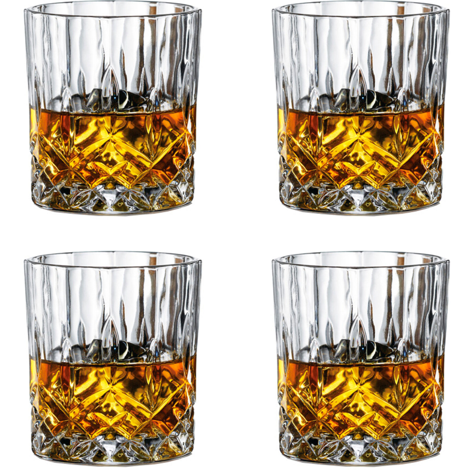 Aida Harvey whiskyglas 31 cl, 4 stk. klar
