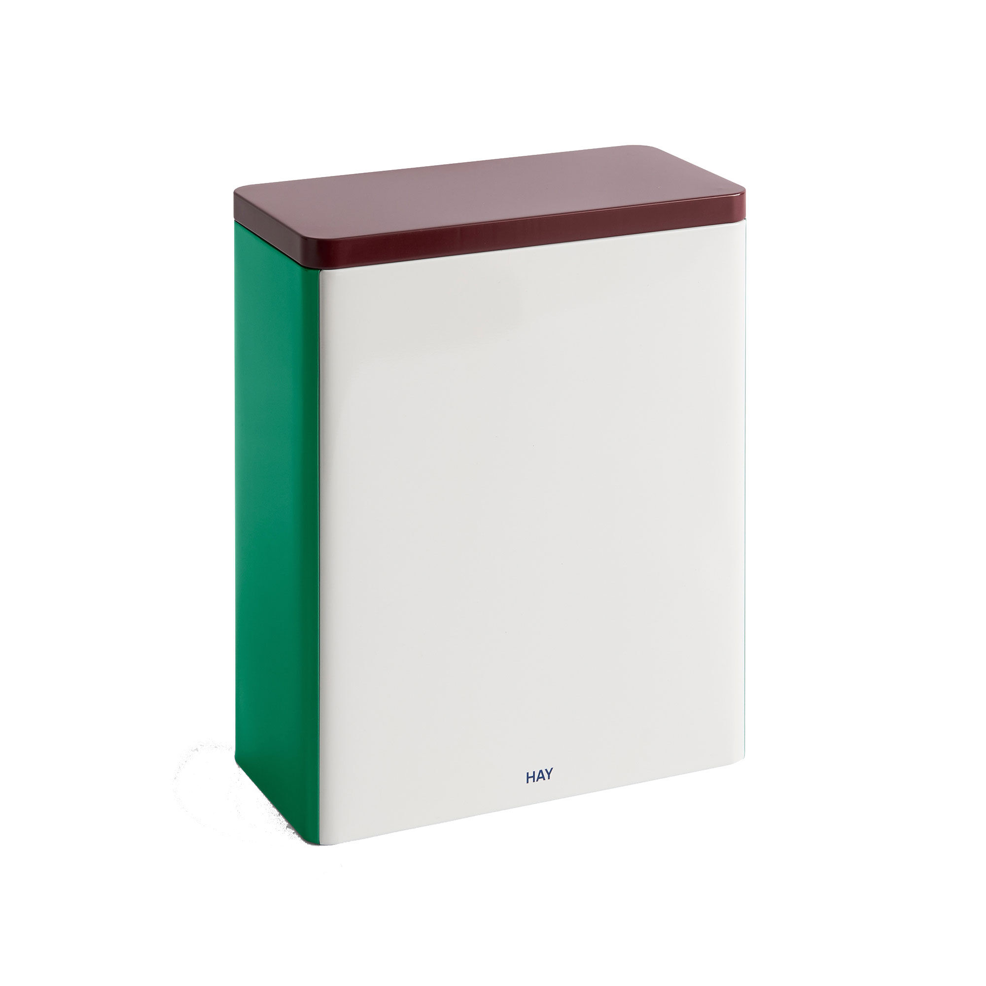 Hay Opbevaringsboks Plade XL Off-White Bourgogne