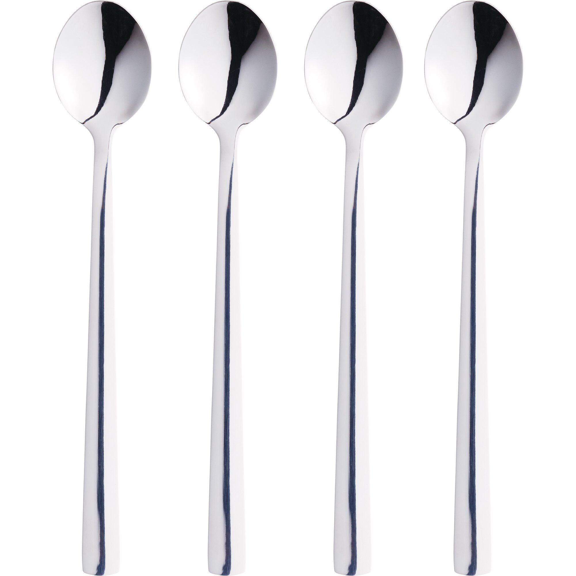 Aida RAW latteske, rustfrit stål,  4-pak