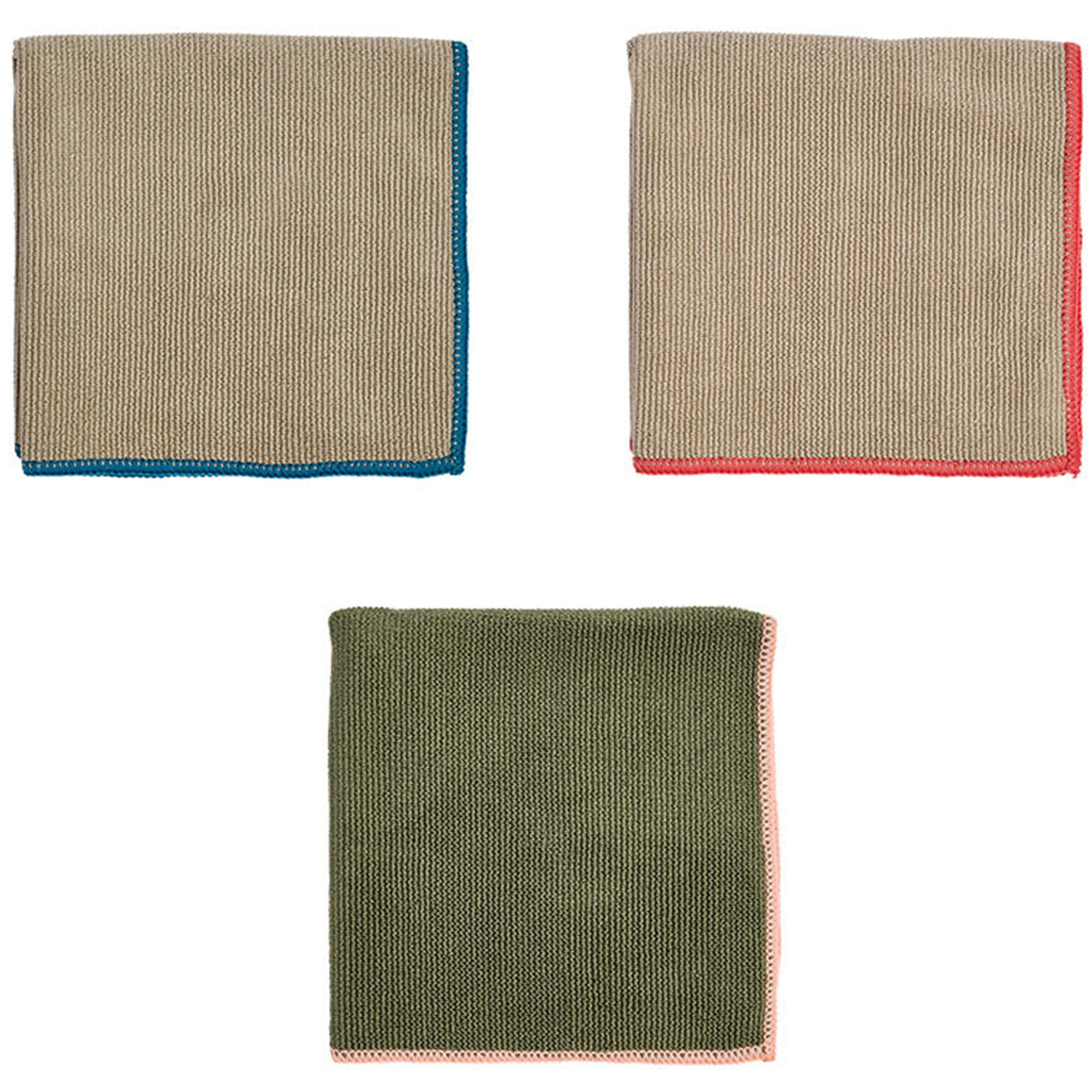 Oyoy living design Mundus karklud, olive/clay, 3 stk.