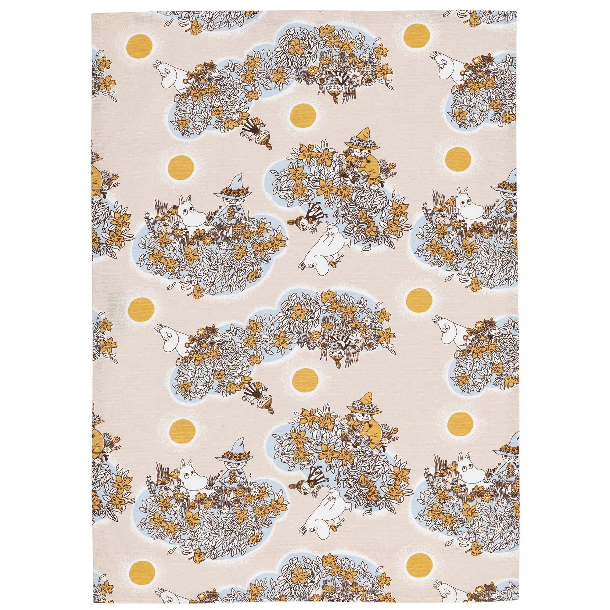 Arabia Mumi viskestykke 50 x 70 cm, 2 stk., Venner for altid