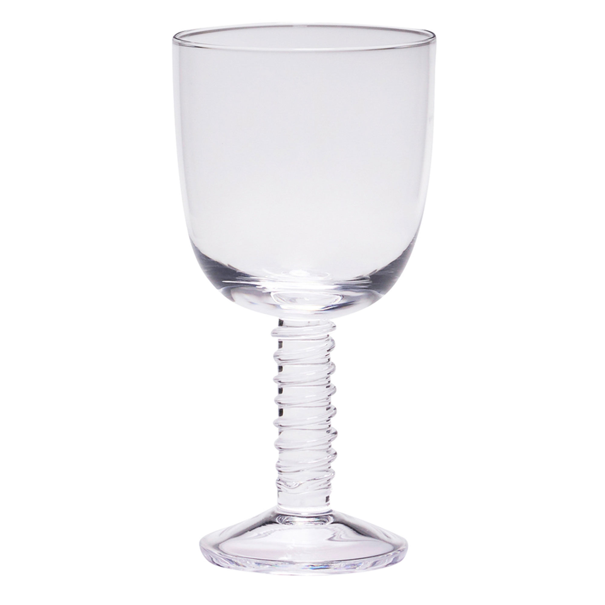 Hübsch Clink Hvidvinsglas, klar
