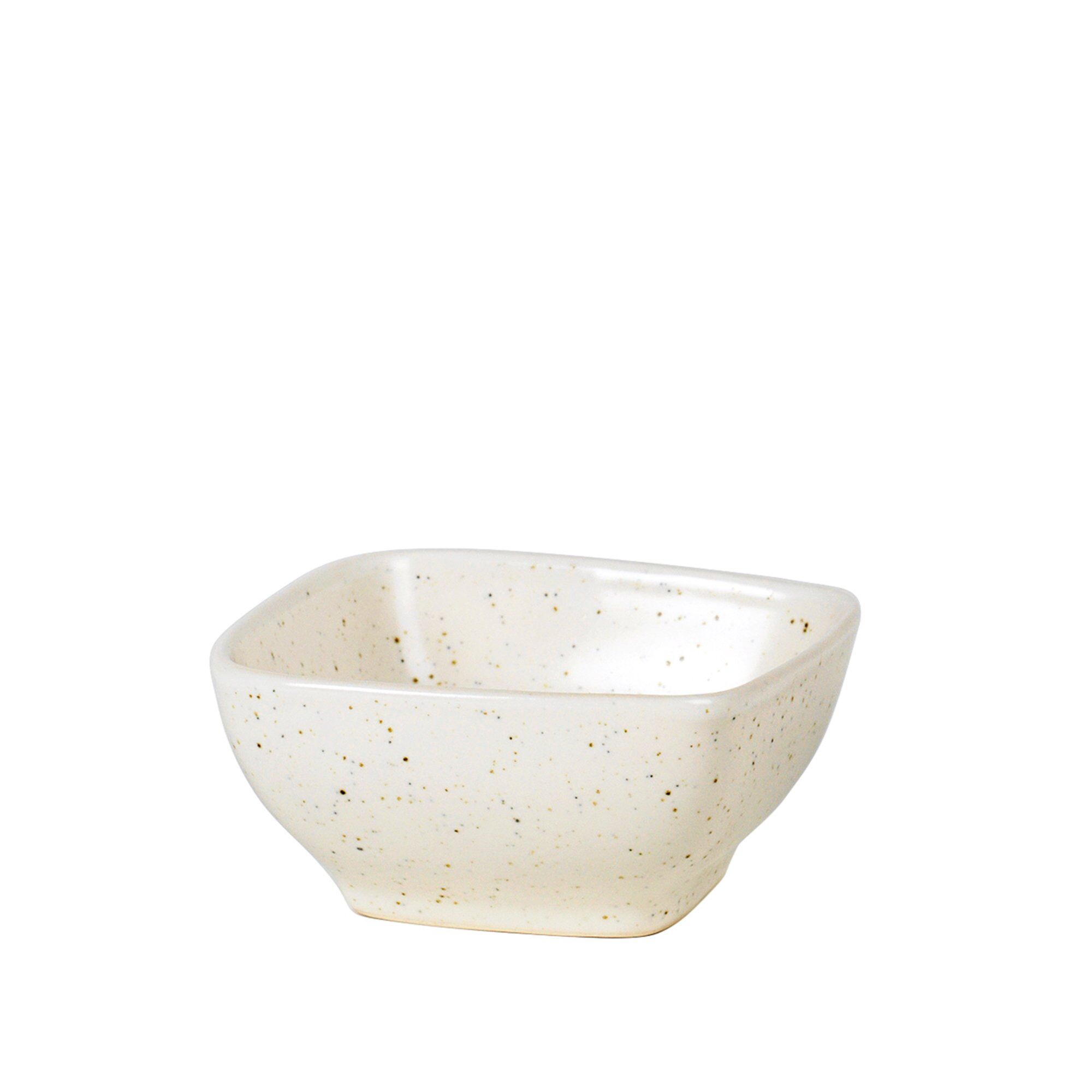 Broste Nordic Vanilla firkantet skål 8 cm