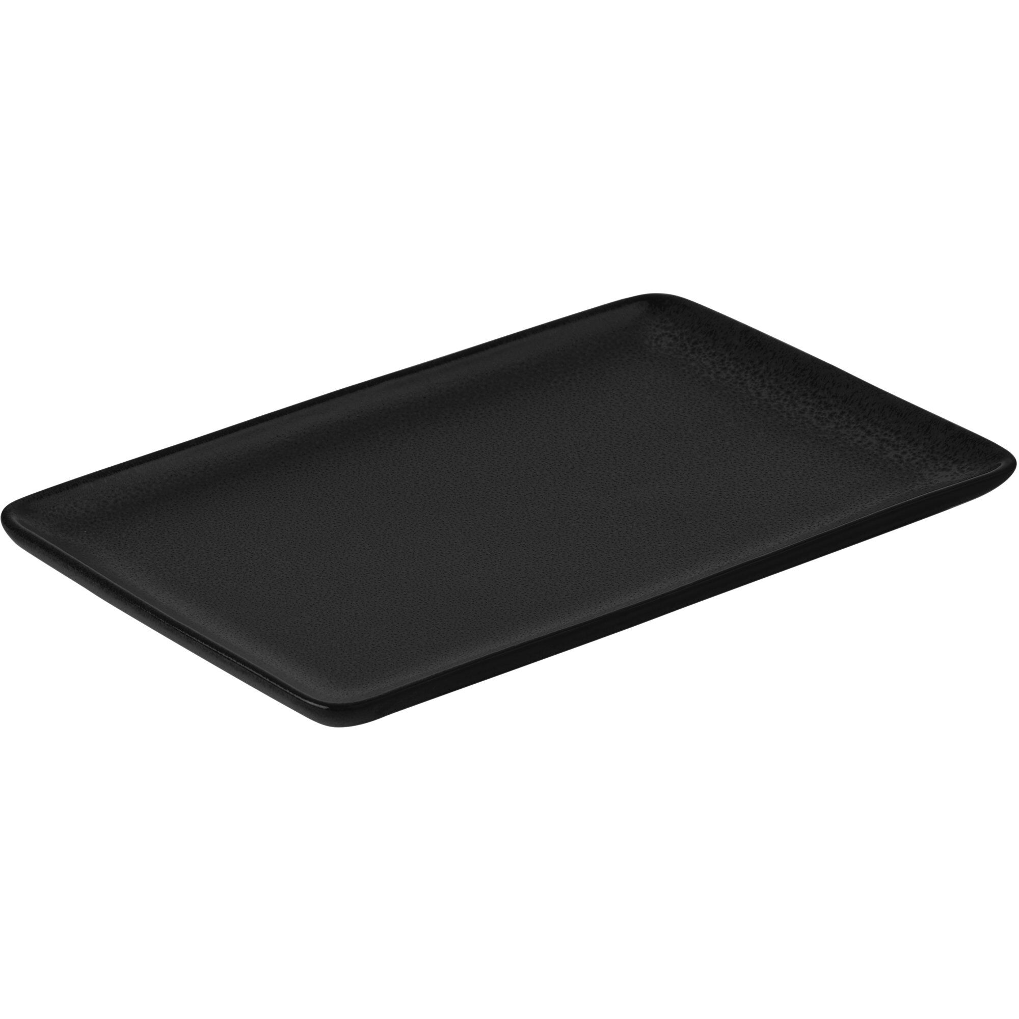 Aida RAW rektangulær tallerken, 23,5 x 15 cm, titanium black
