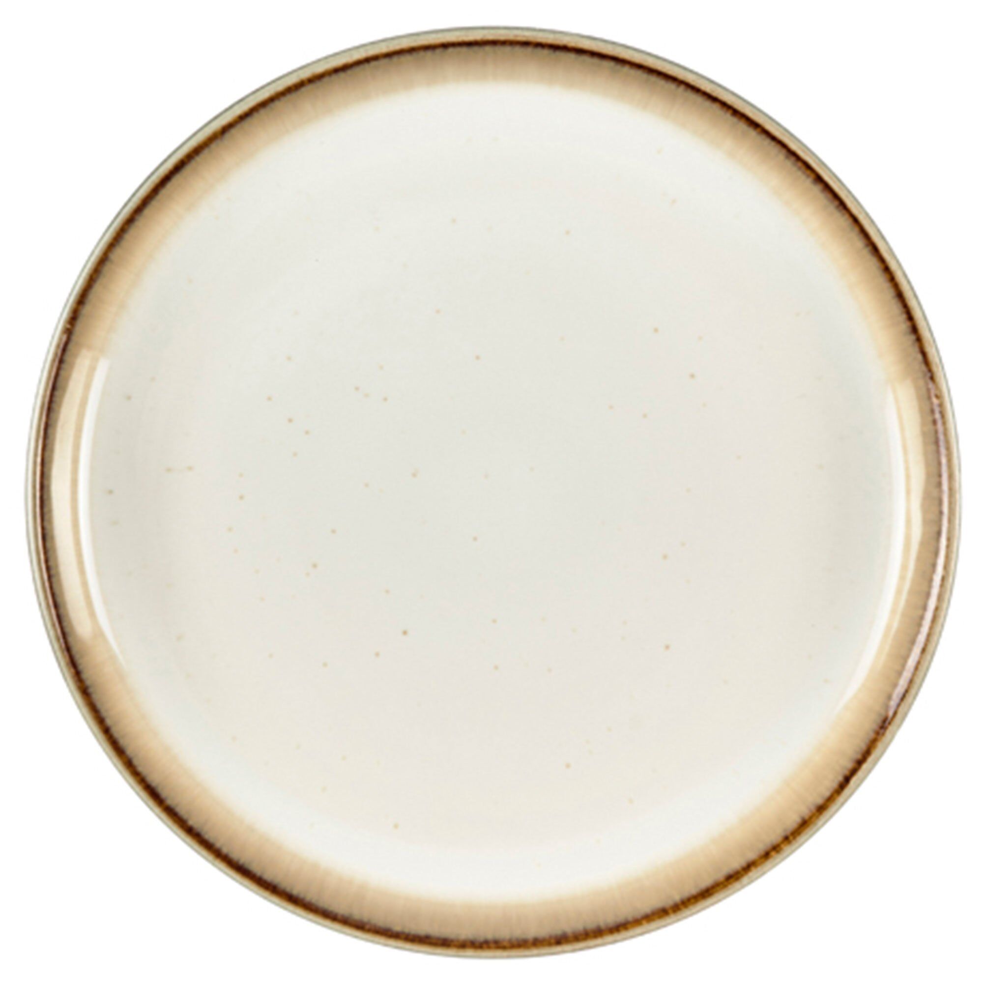 Bitz Gastro Tallerken Ø17 cm, blank flødehvid/grå