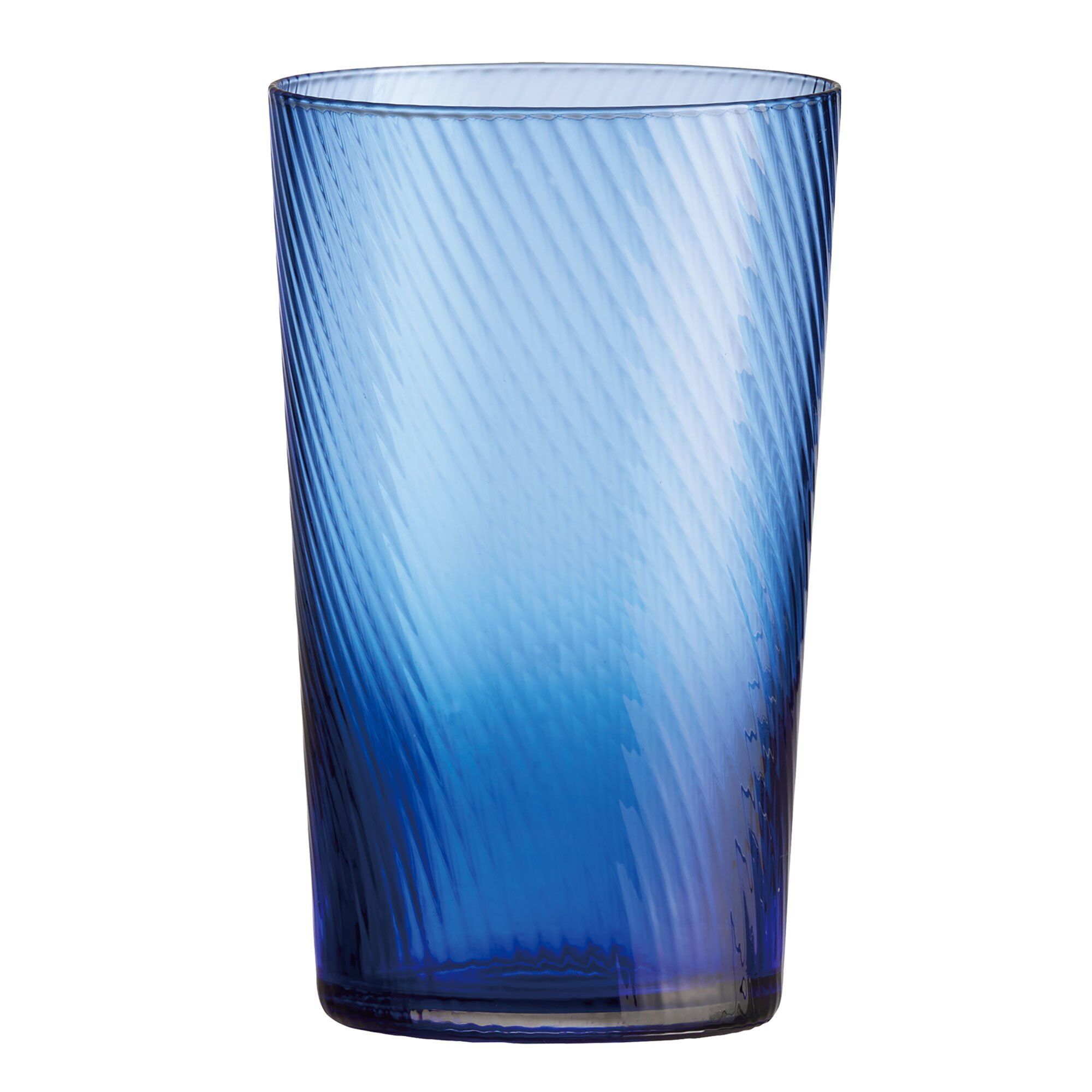 Aida RAW Unique Swirl highballglas 45 cl, mørkblå