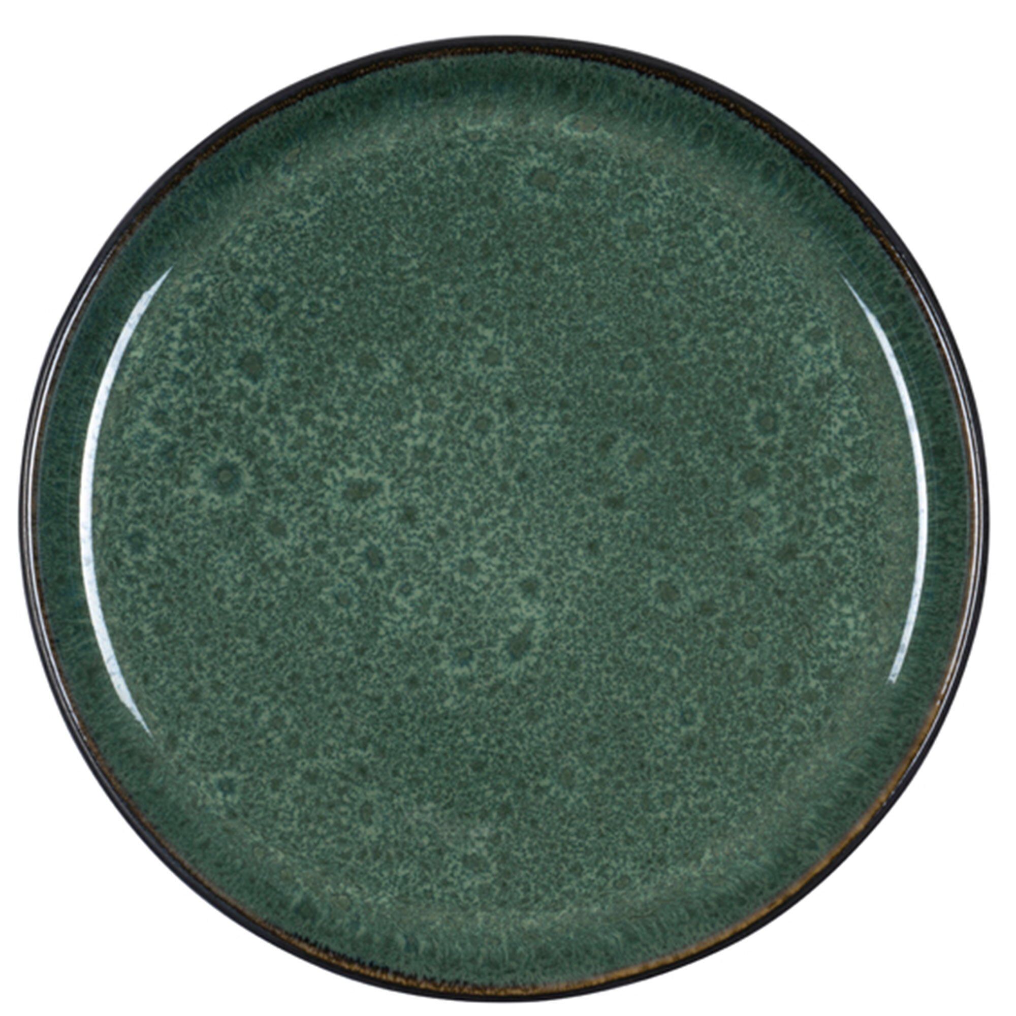 Bitz Gastro Tallerken 21 cm, grøn/sort