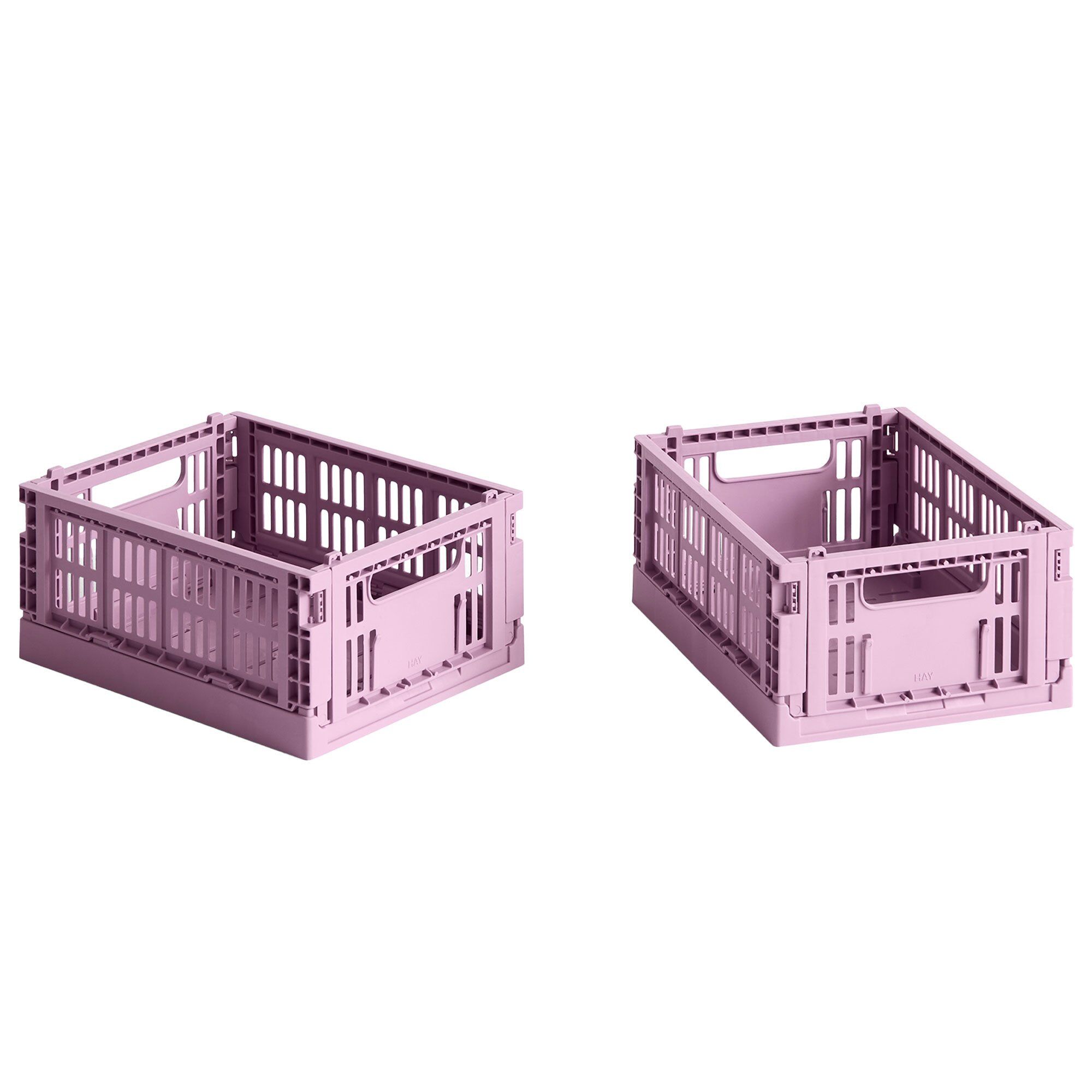 Hay Colour Crate opbevaringskasse mini dusty rose, 2 stk.