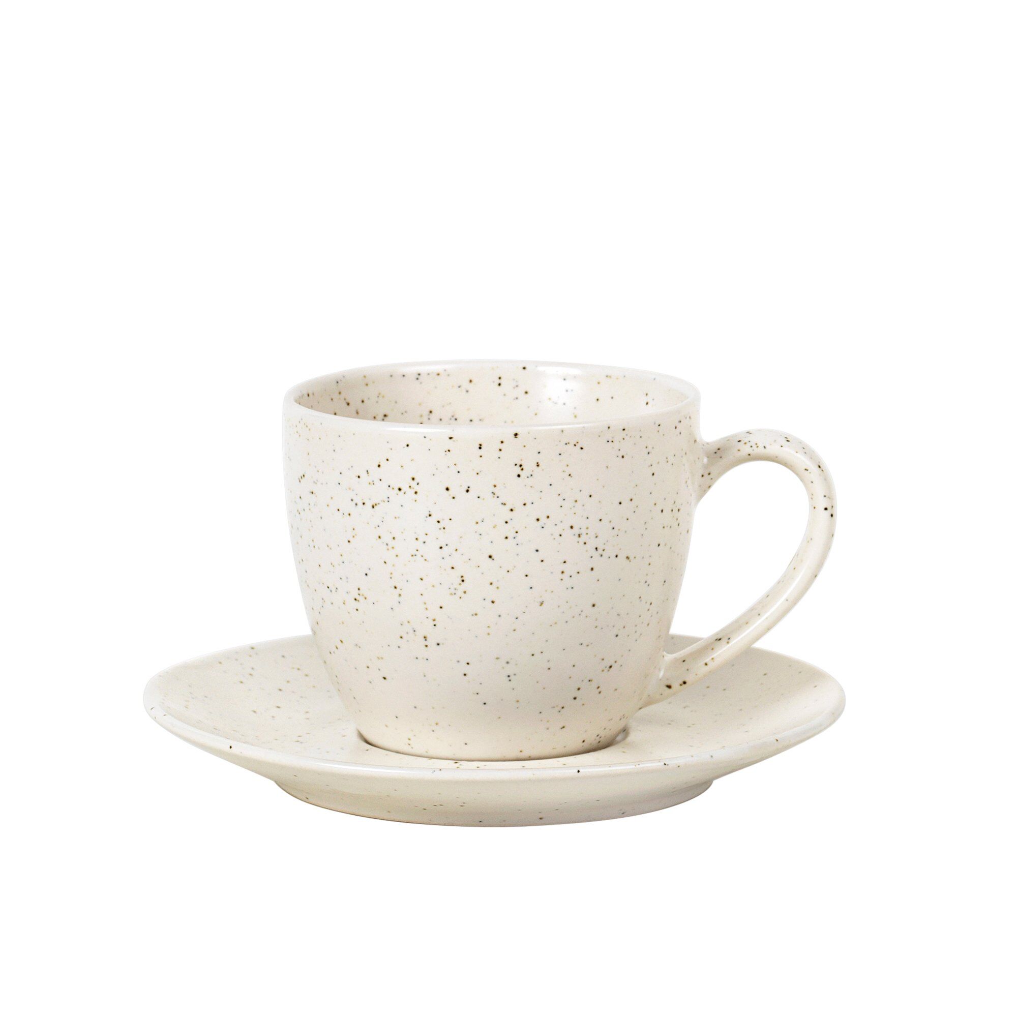 Broste Nordic Vanilla kaffekop med underkop 15 cl
