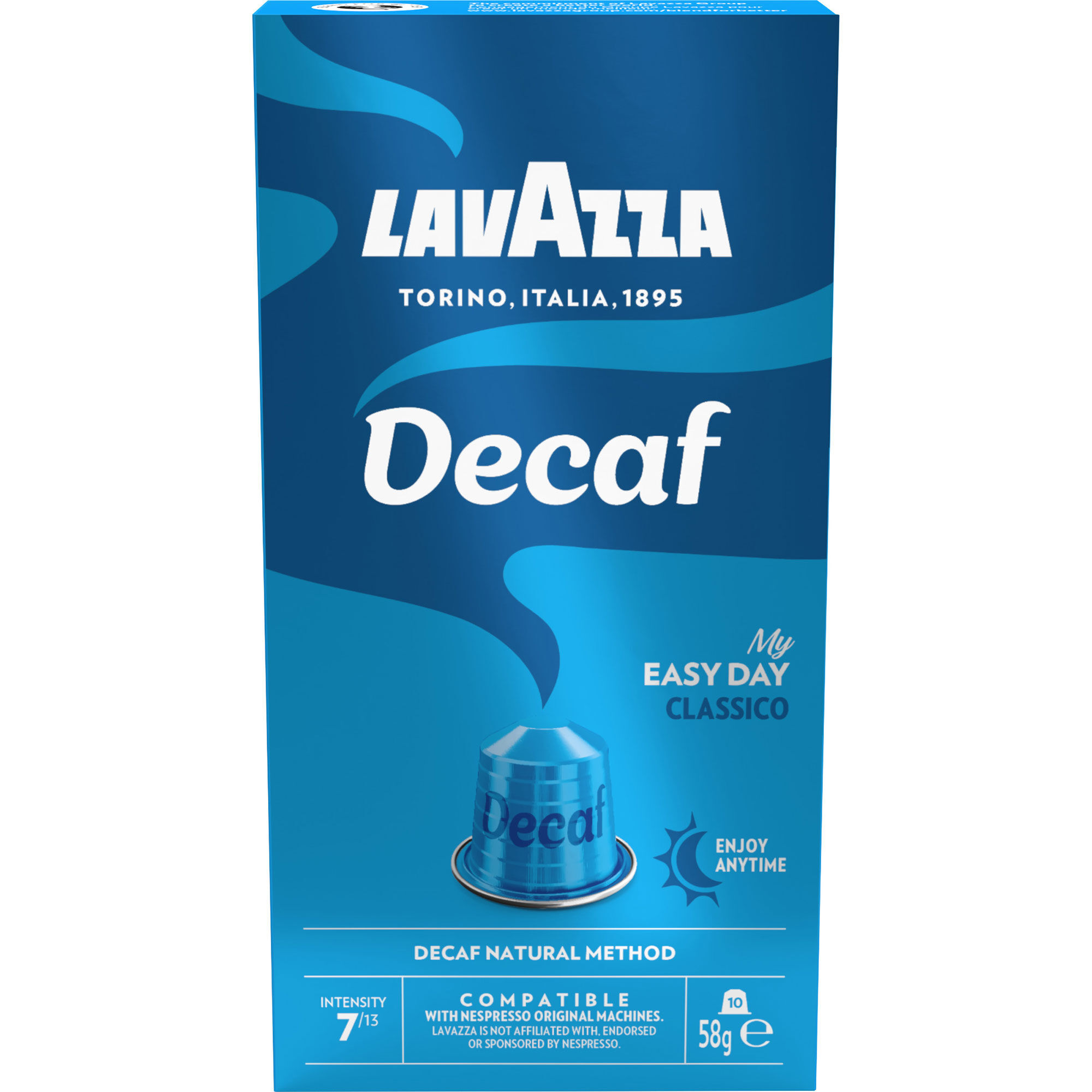 Lavazza Decaf Espresso My Easy Day kapsler, 58 g/10 stk.