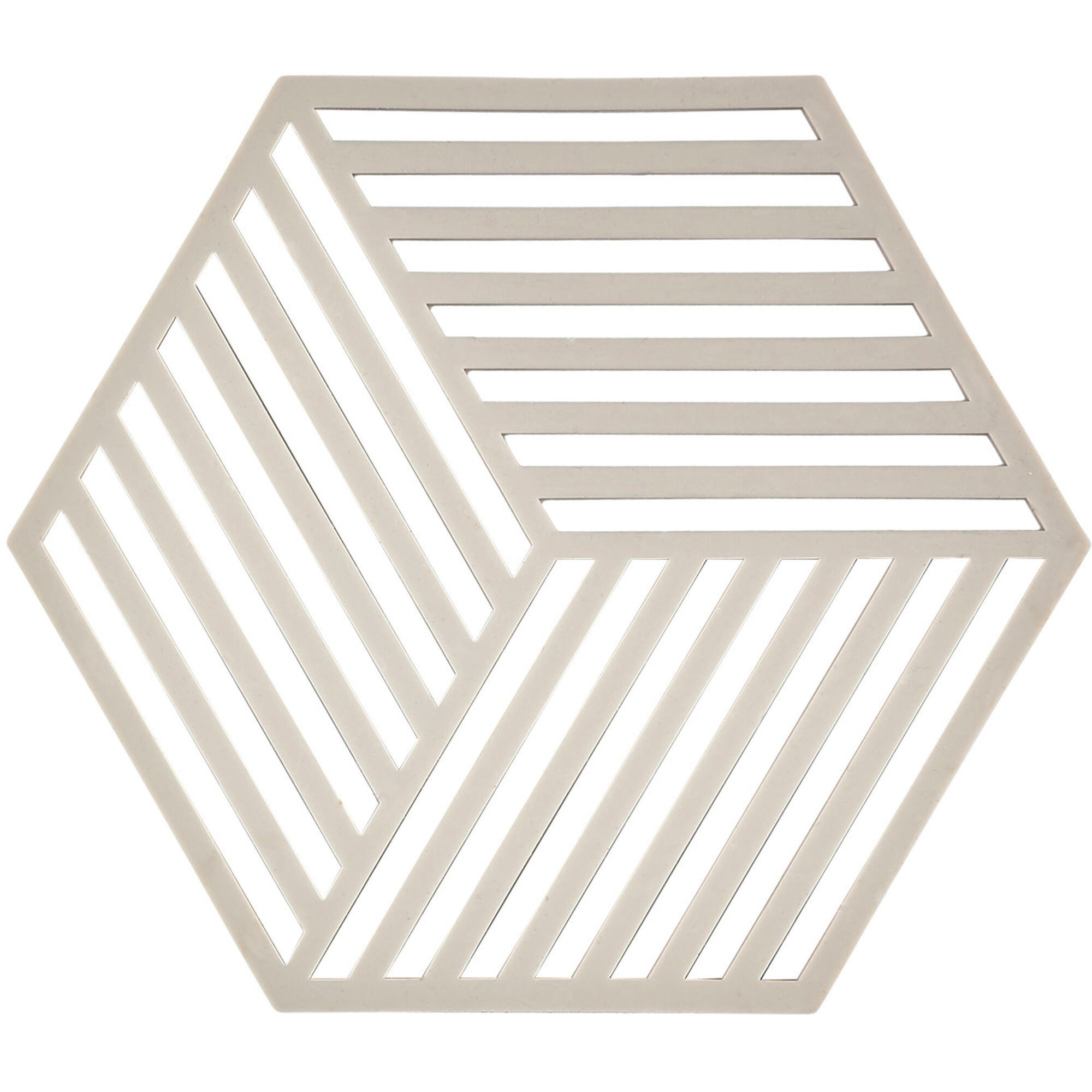 Zone Hexagon bordskåner, varm grå