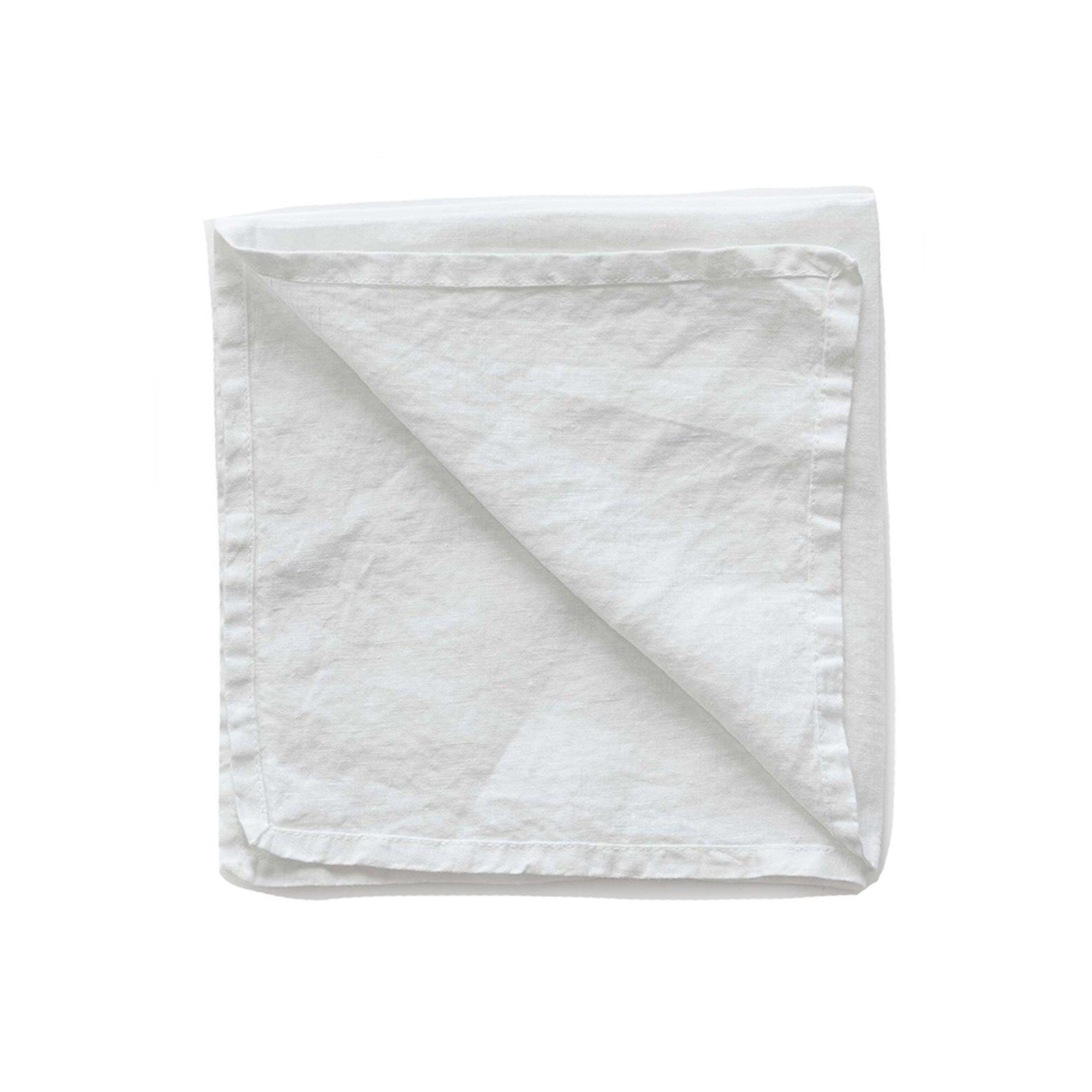 Tell me more Serviet, 45x45 cm, bleached white