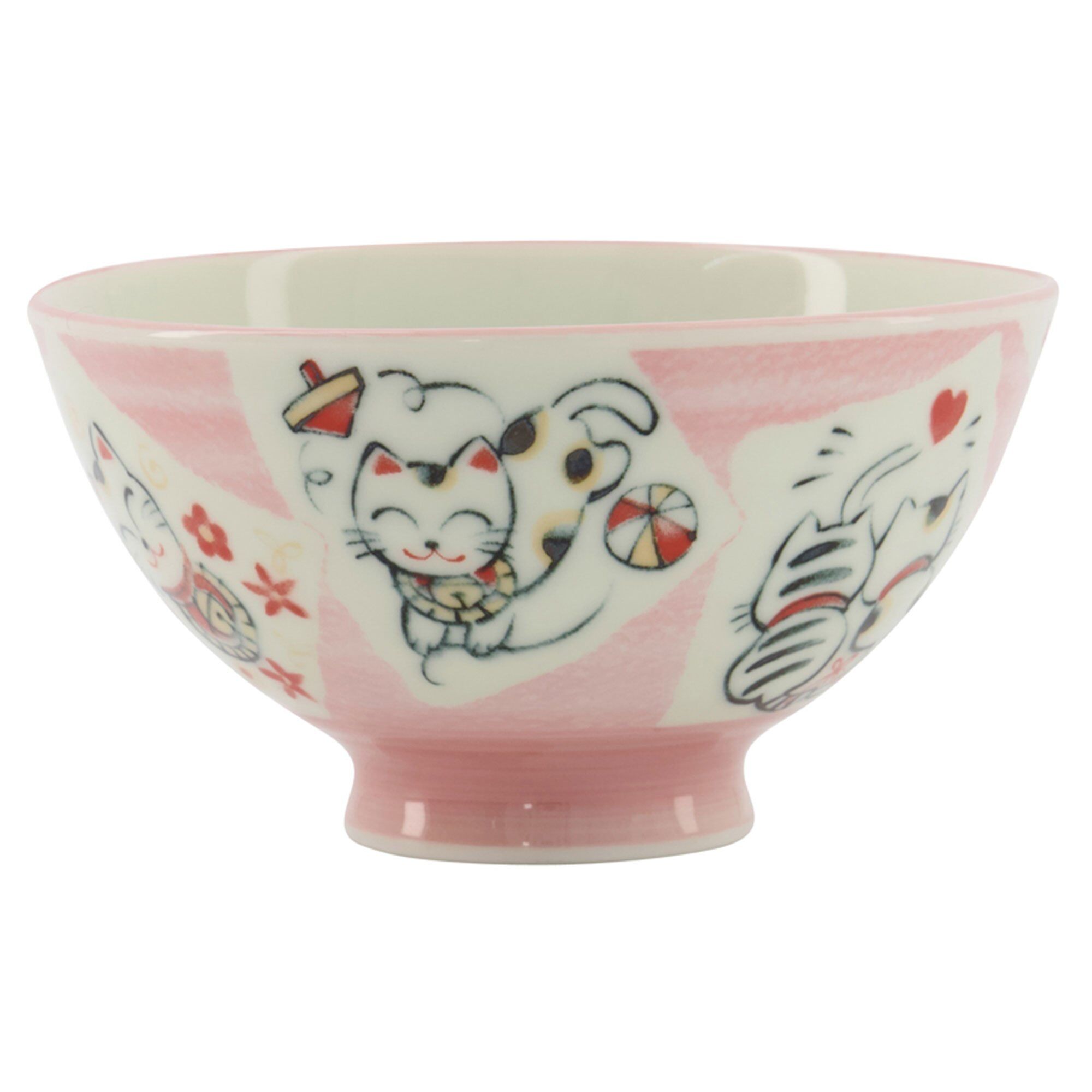 Tokyo design studio Kawaii skål 11 cm, cat pink