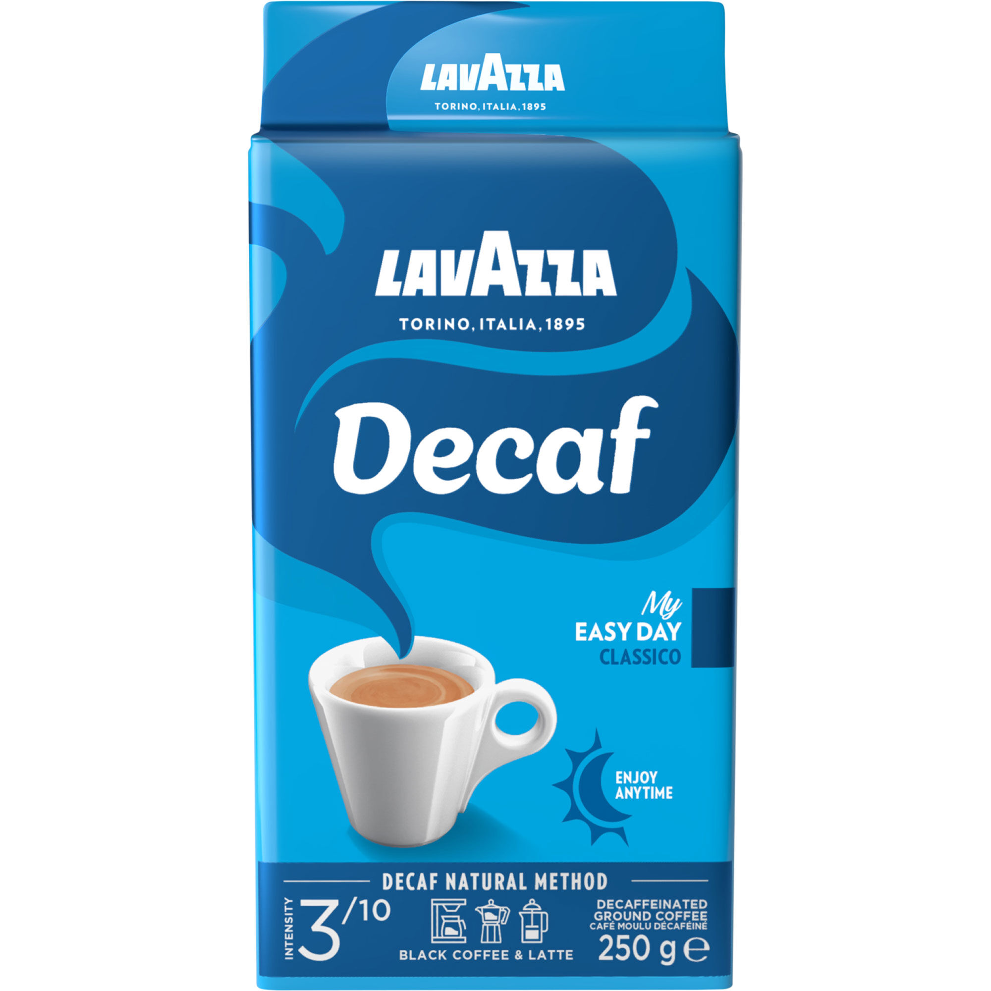 Lavazza Decaf Classico malet kaffe, 250g
