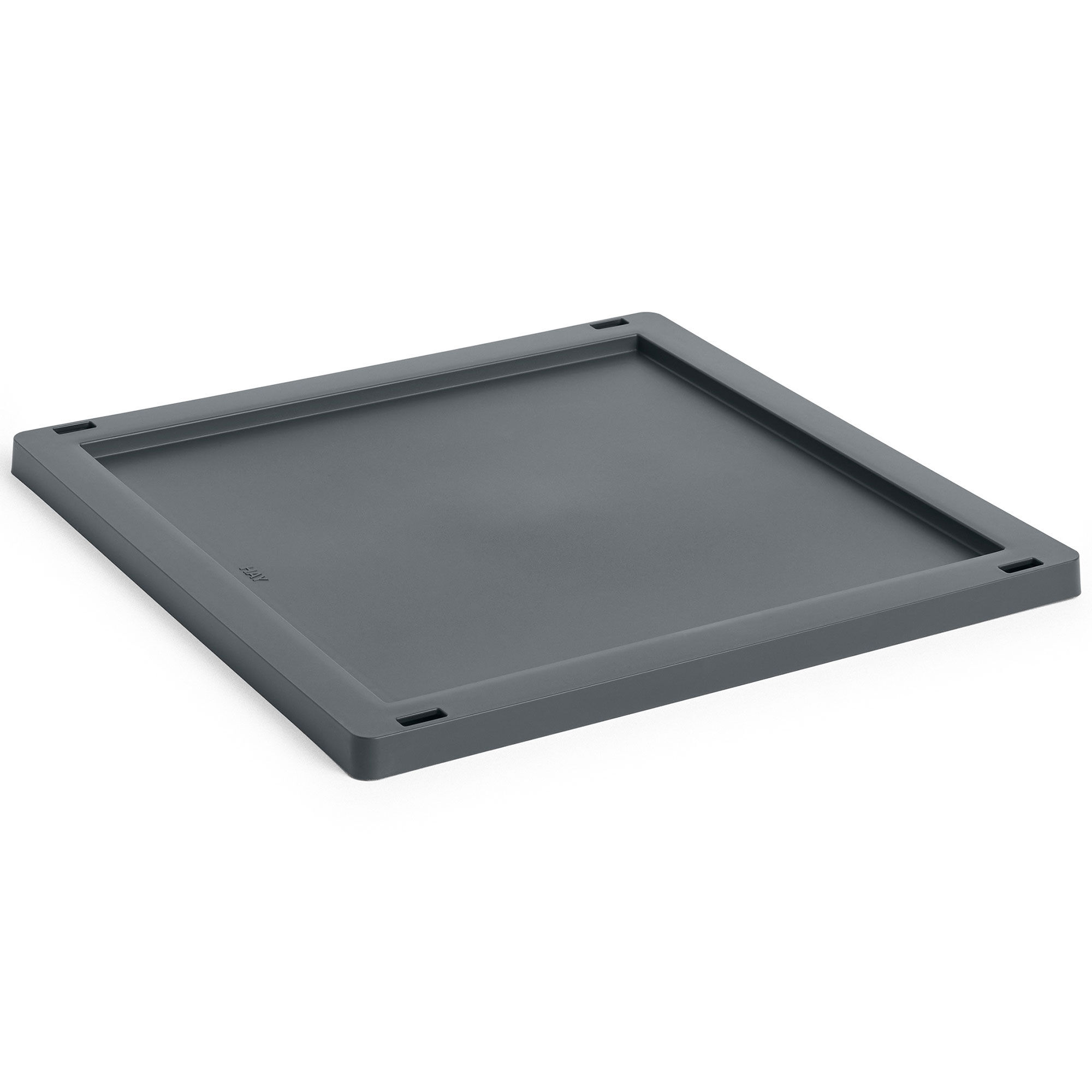 HAY Colour Crate Medium Square Cube Låg, charcoal