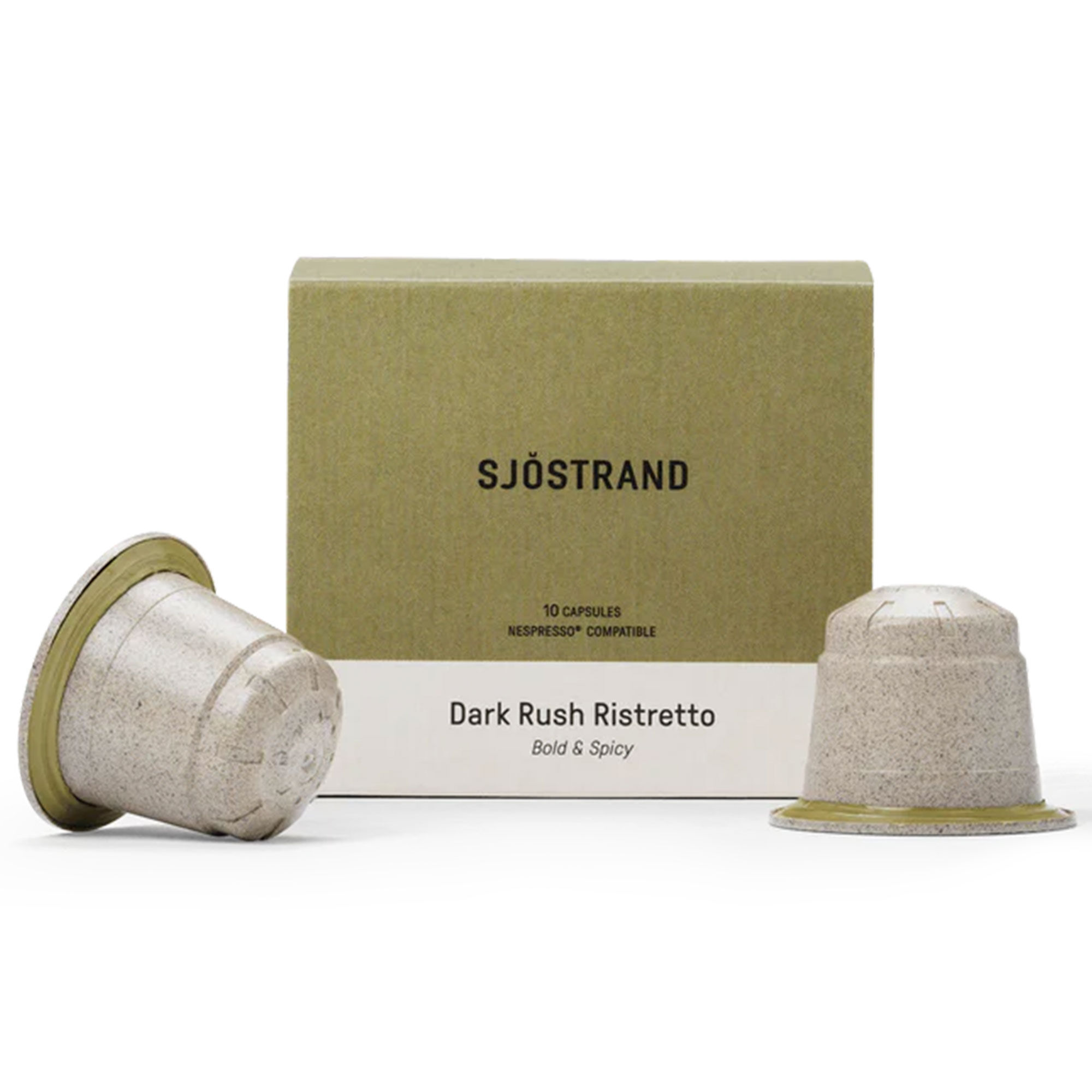 Sjöstrand coffee Dark Rush Ristretto kaffekapsler 10 stk.