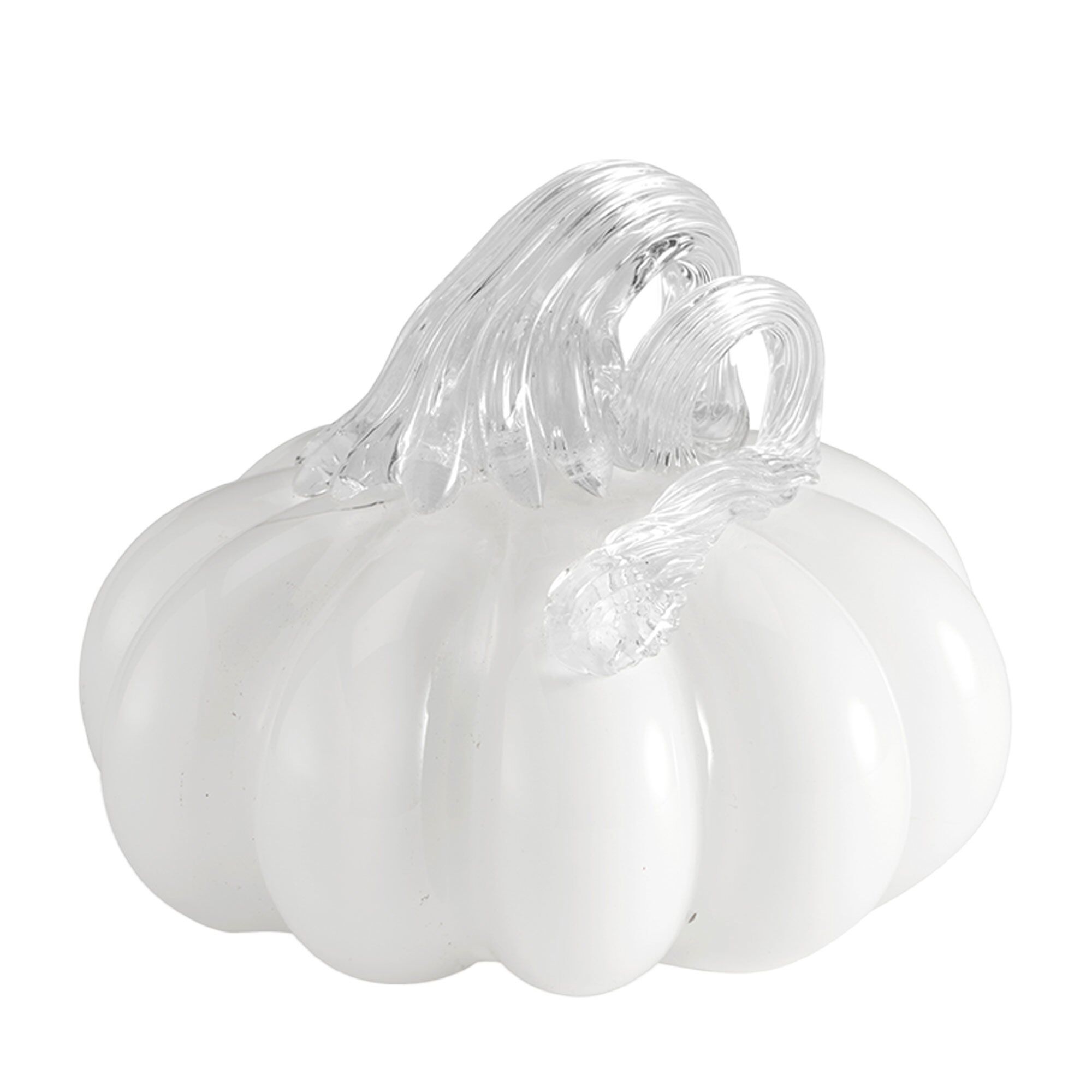 Cooee design Græskar 8 cm, hvid