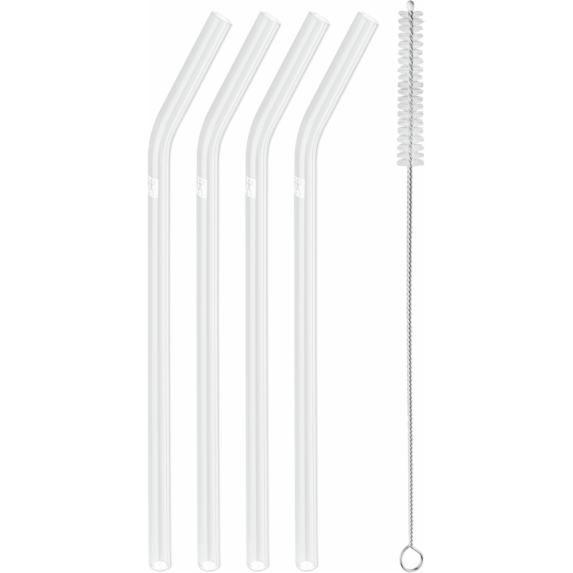 Zwilling Sorrento sugerør i glas, 23 cm, buet