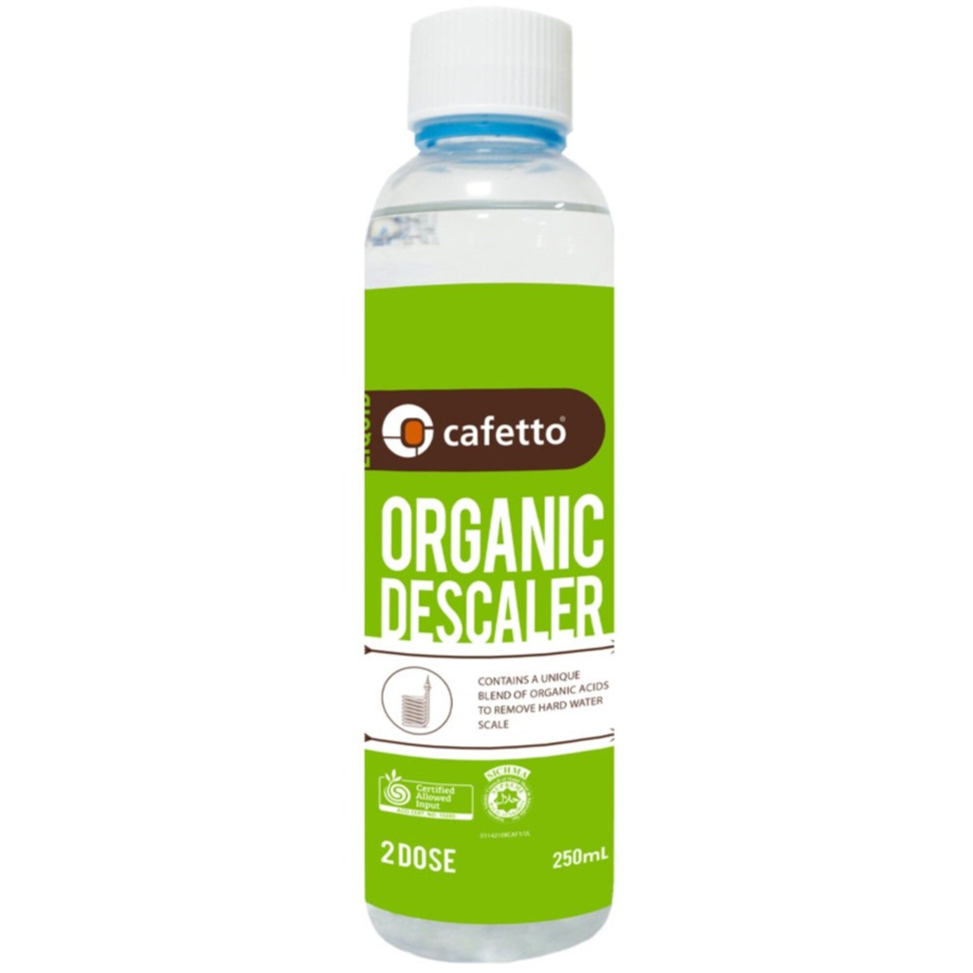 Cafetto Organic afkalkningsmiddel 250 ml